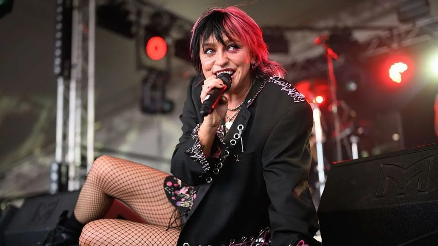 Beth McCarthy performs on the BBC Introducing Stage during day two of Glastonbury festival 2025