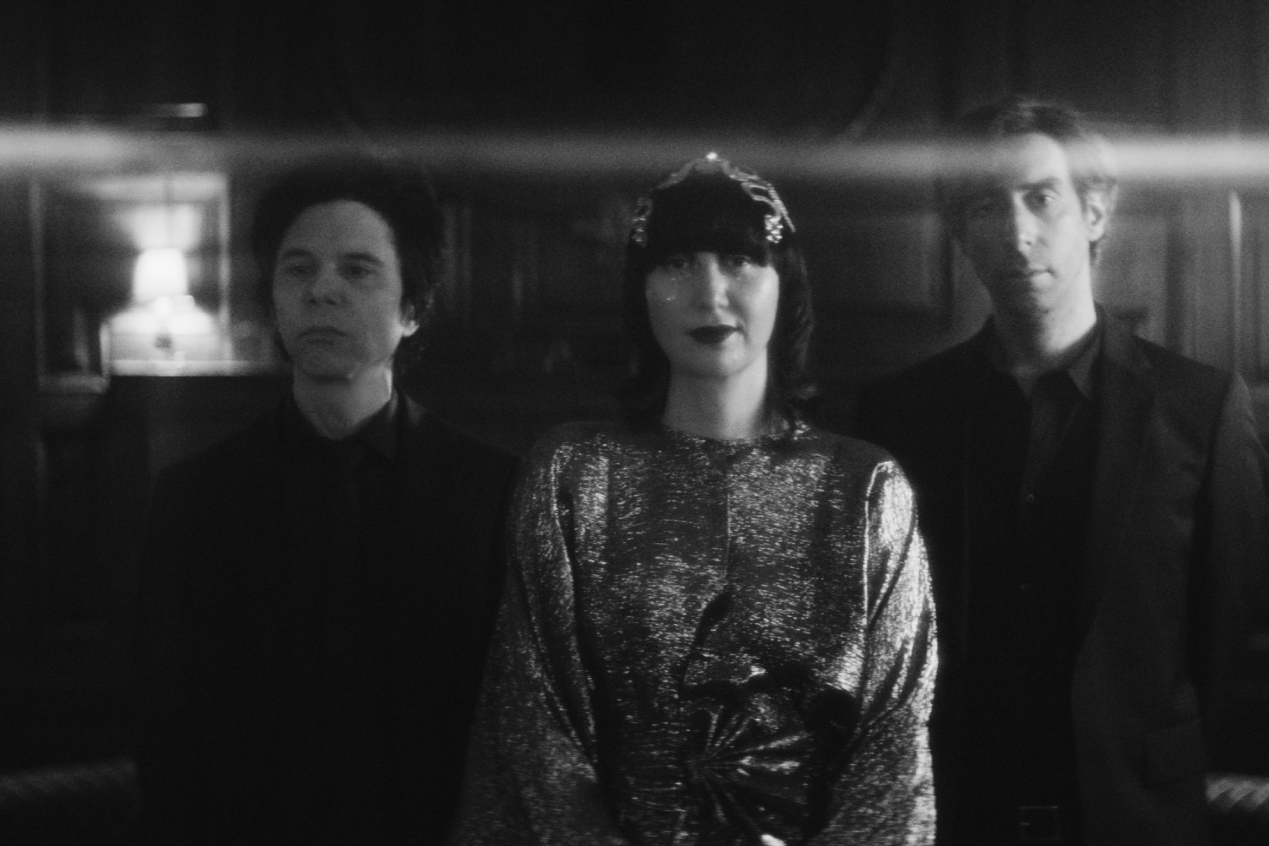 Yeah Yeah Yeahs performing live on stage