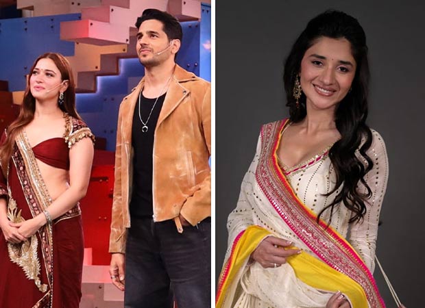 Sidharth Malhotra smiling while attending a television promotional event