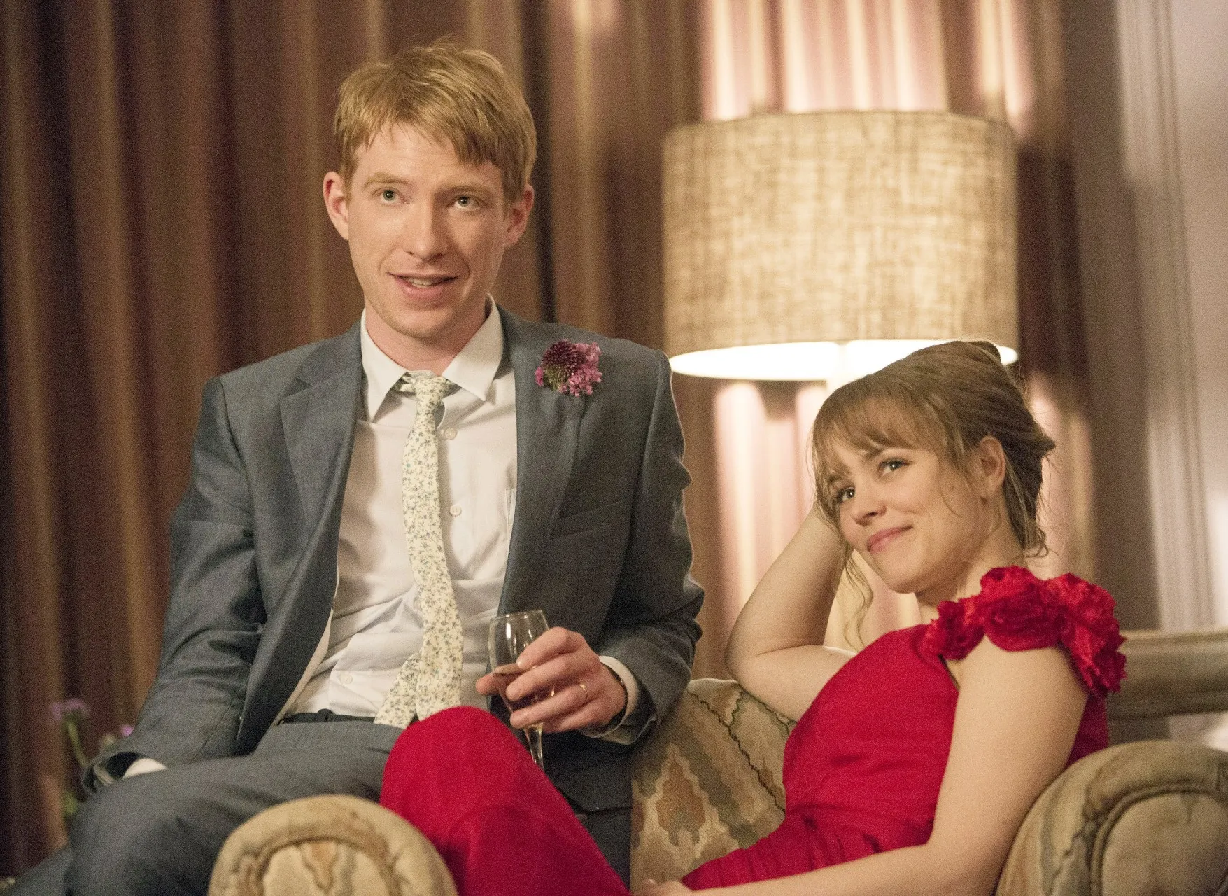 Rachel McAdams and Domhnall Gleeson in About Time
