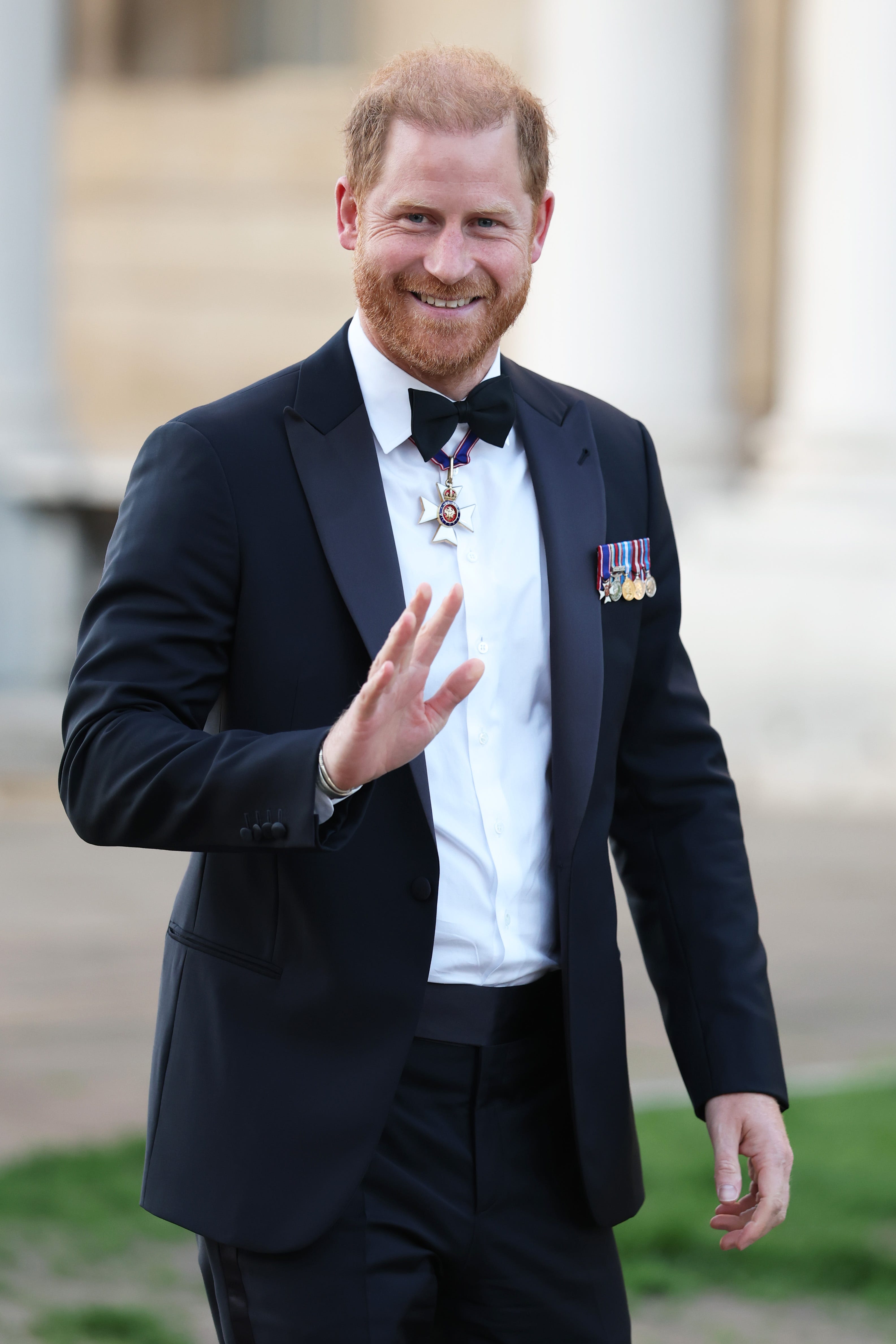 Prince Harry attending a public engagement solo in London