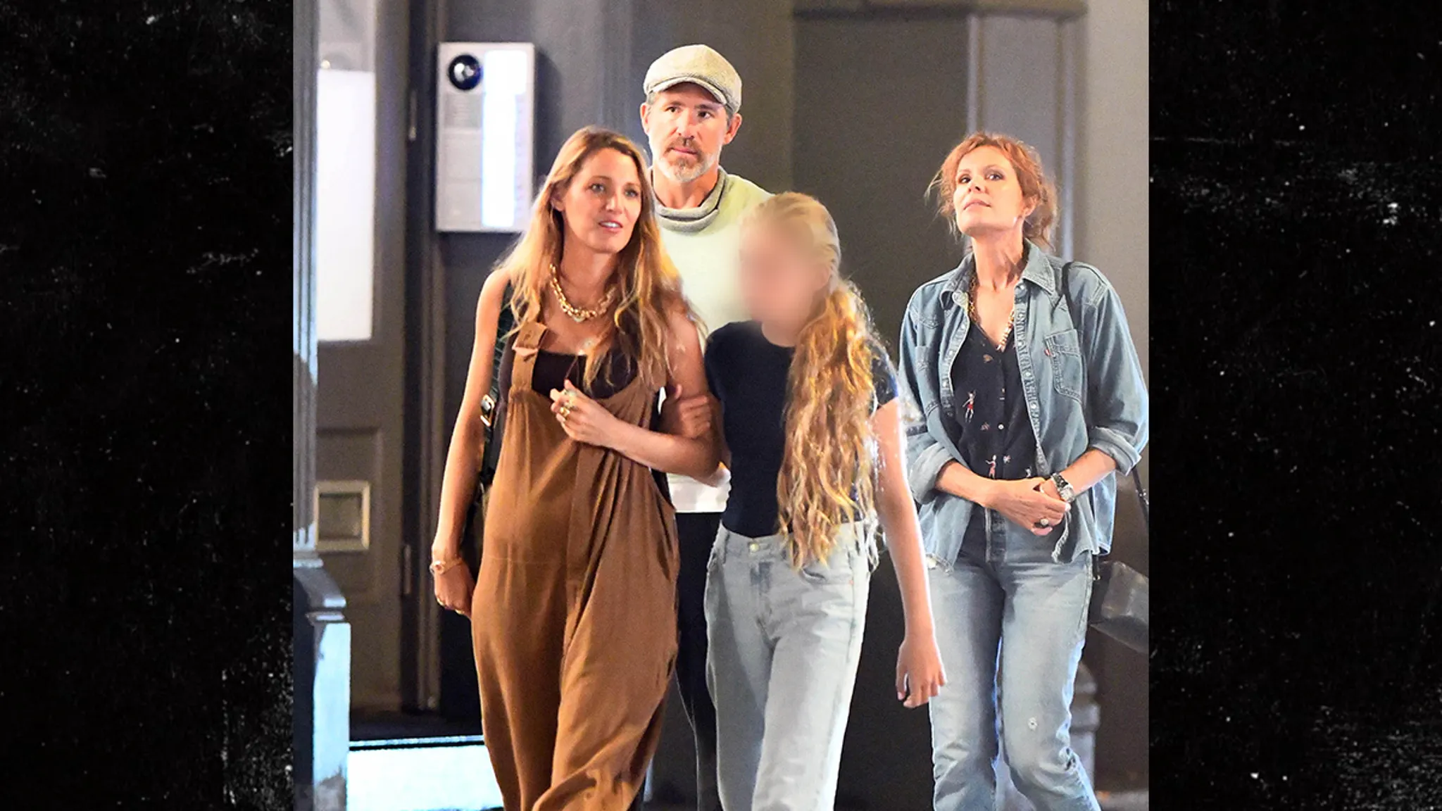 Blake Lively and Ryan Reynolds walking together in public after recent legal developments.