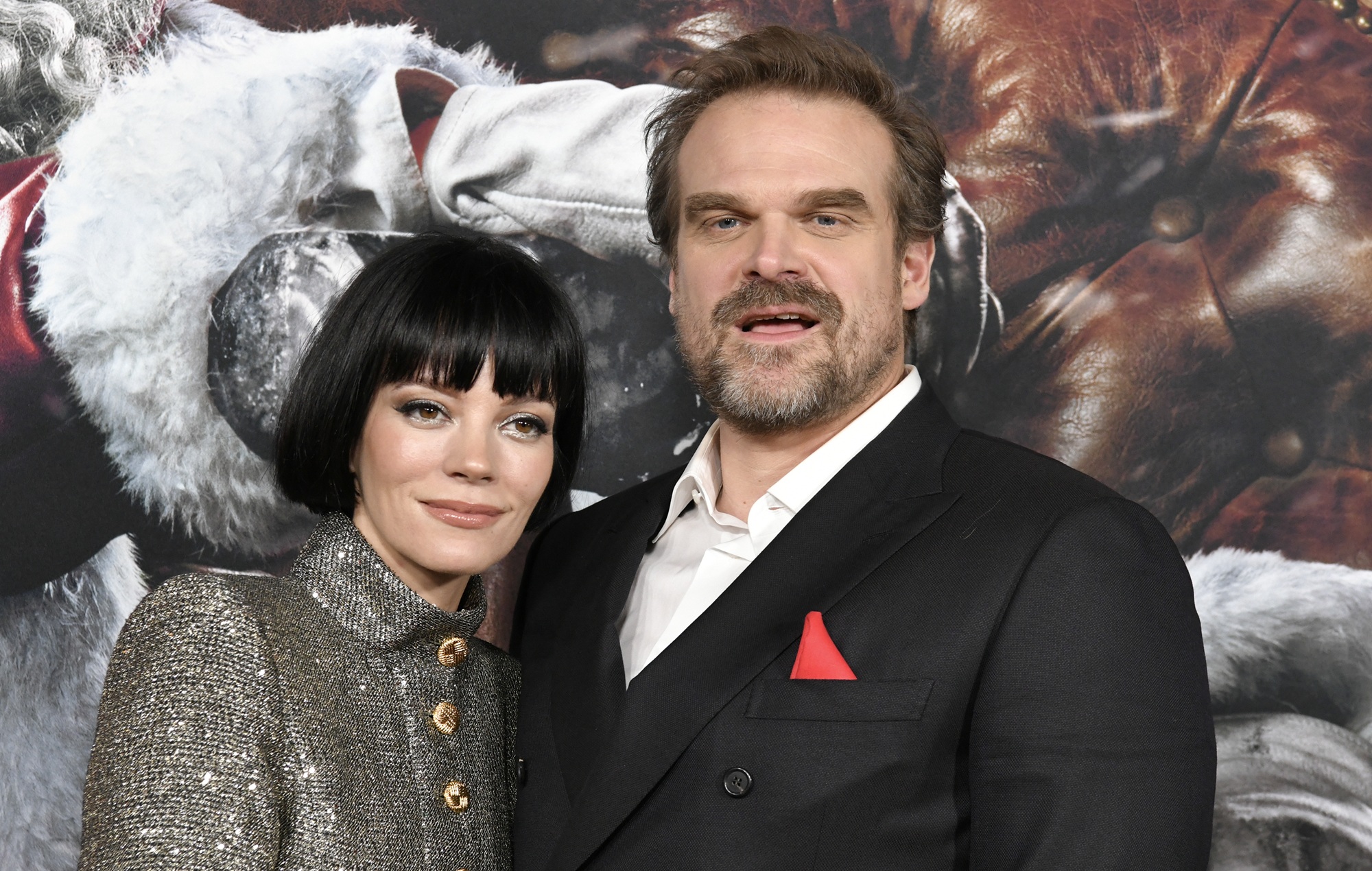Lily Allen posing at a public event following the release of her album