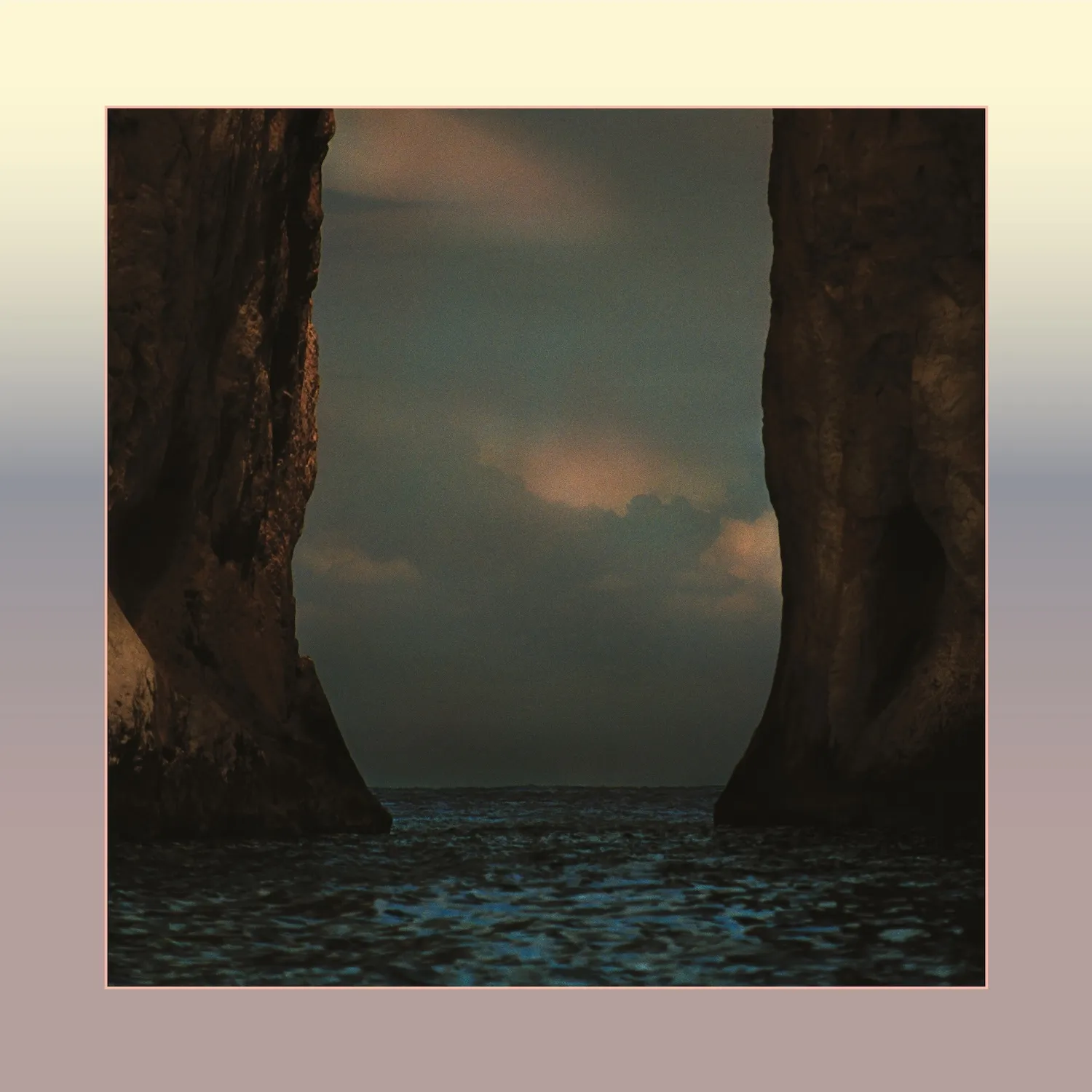 Abstract synth waveform graphic representing M83's new single Blister Sunrise