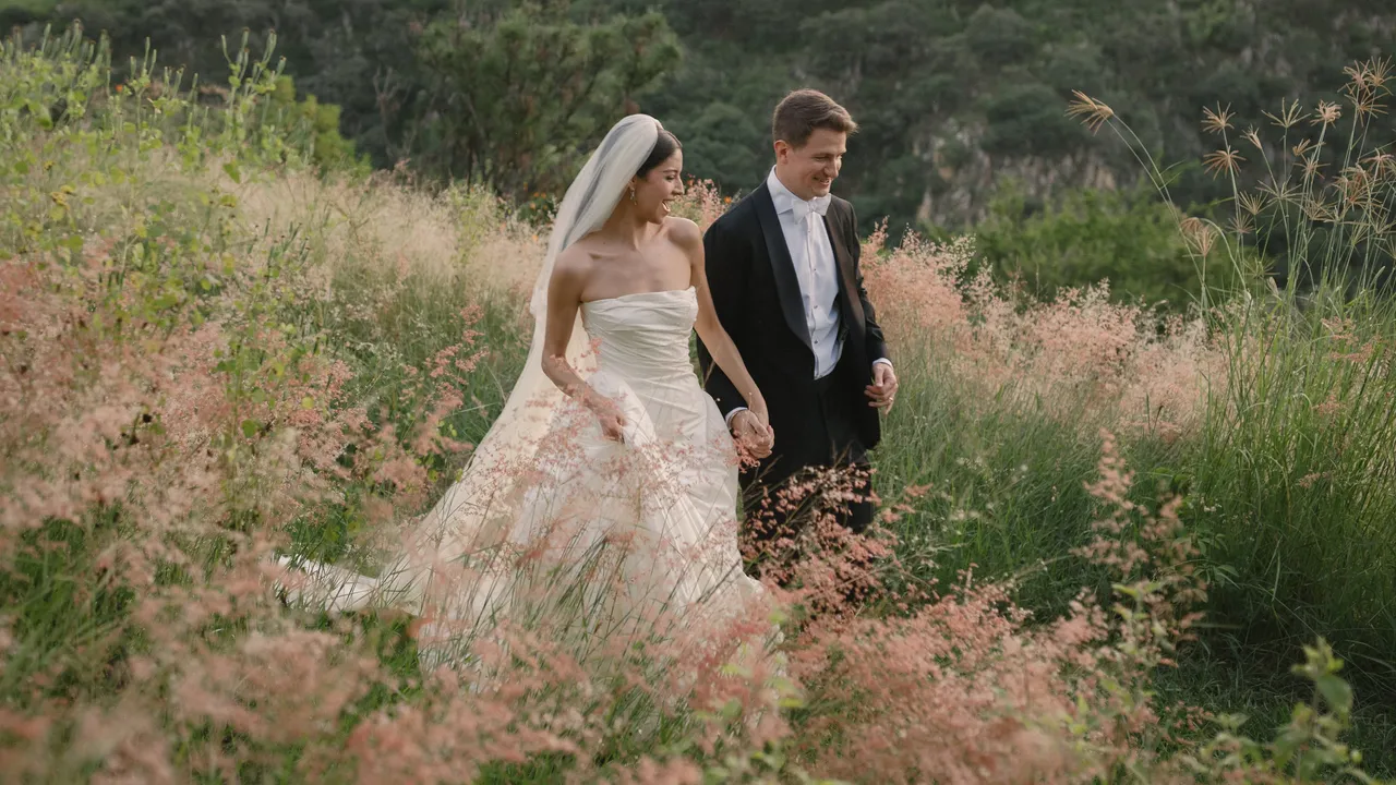 The Couple Wed in an 18th-Century Hacienda Set Among Agave Fields and Golden Hills in Jalisco