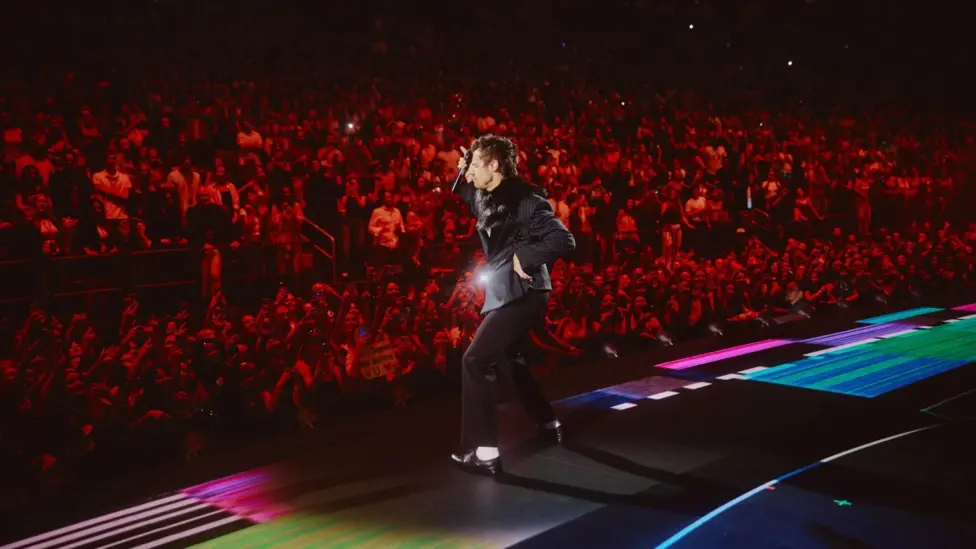 Harry Styles on stage