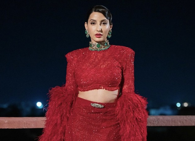 Nora Fatehi on set filming Season 2 of Netflix series The Royals