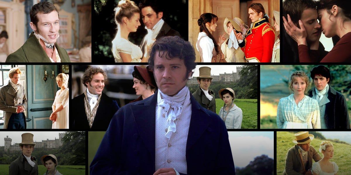 A Definitive Ranking of Every Onscreen Jane Austen Love Interest