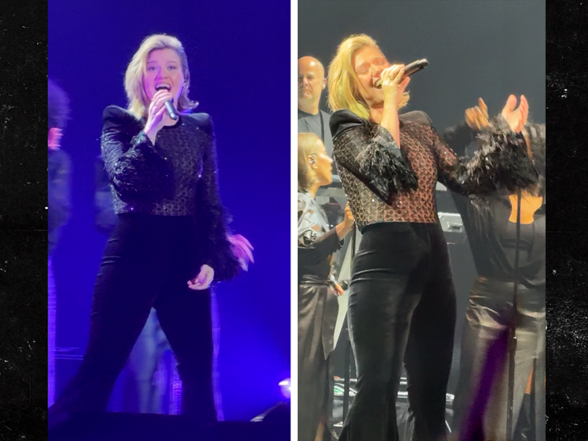 Kelly Clarkson Hits The Stage For First Show Amid Toy Bird Drama