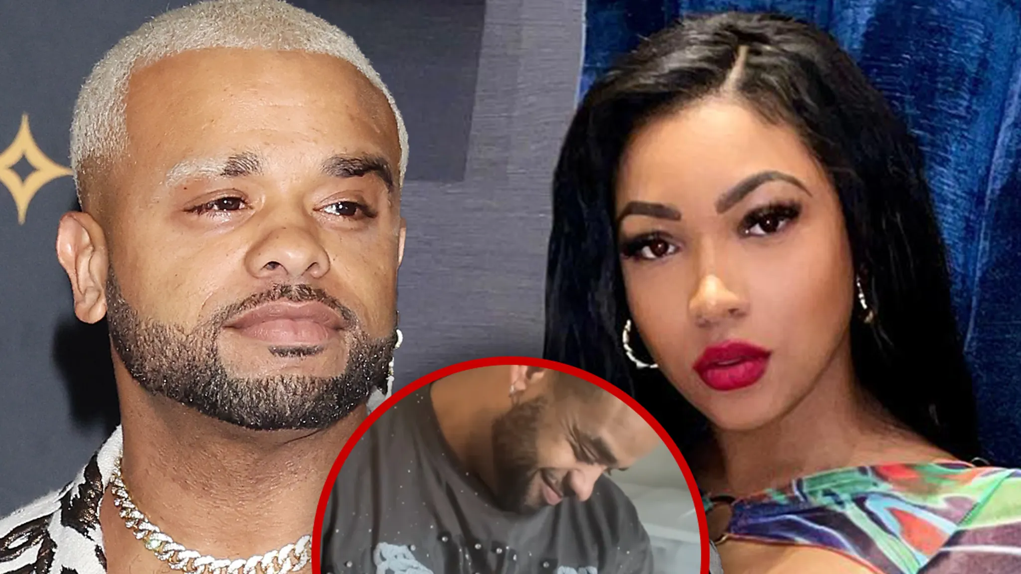 Raz B attending an event