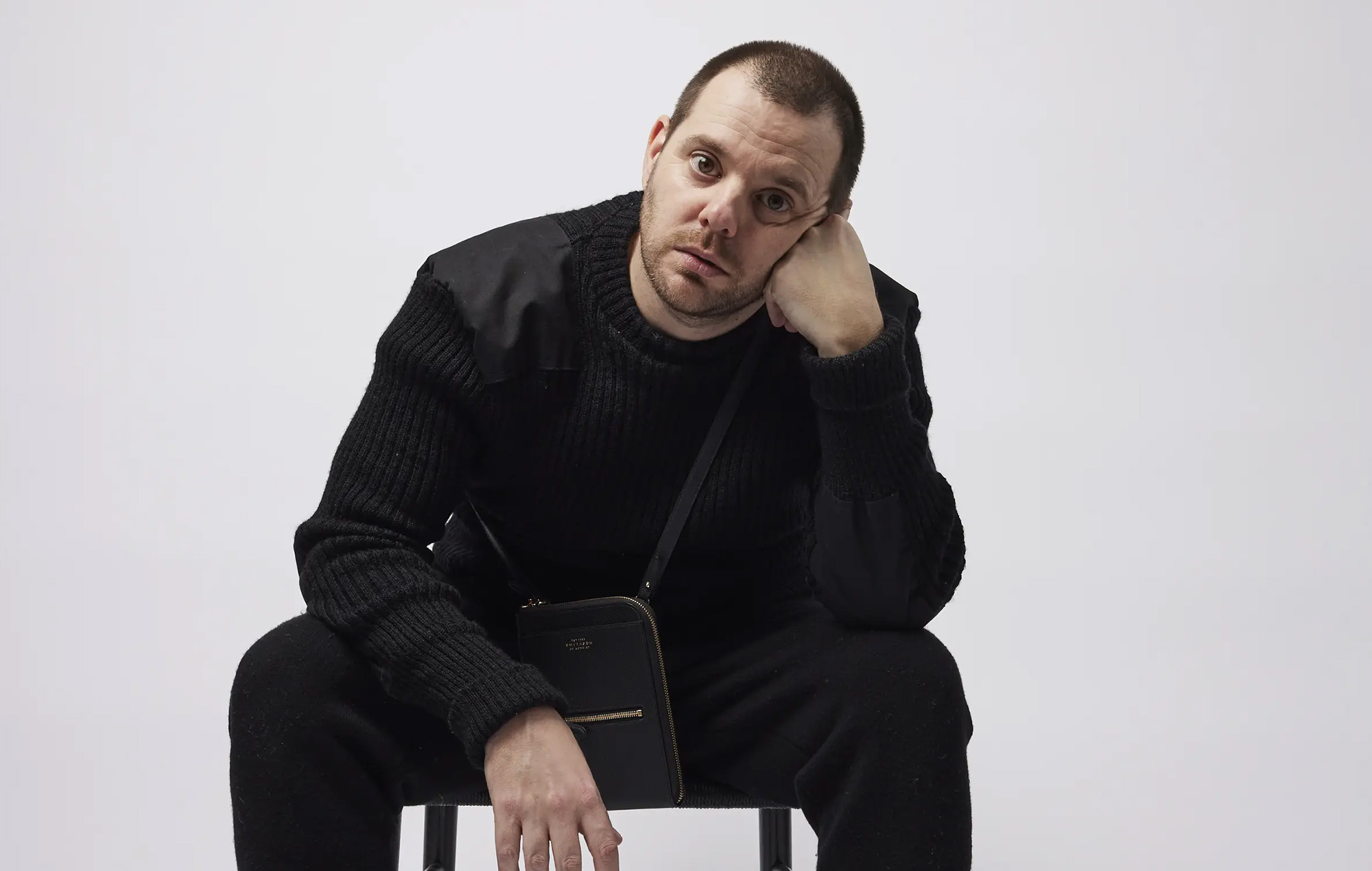 Mike Skinner performing live on stage with The Streets