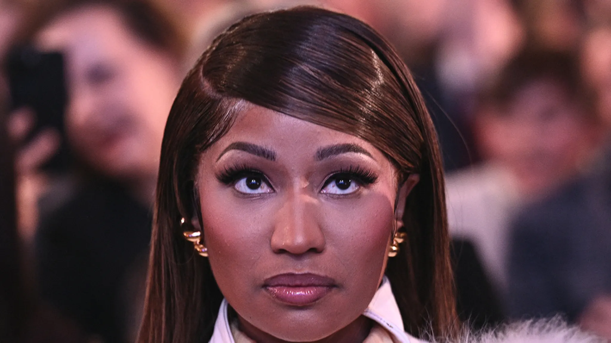 Nicki Minaj posing at a high-profile music event
