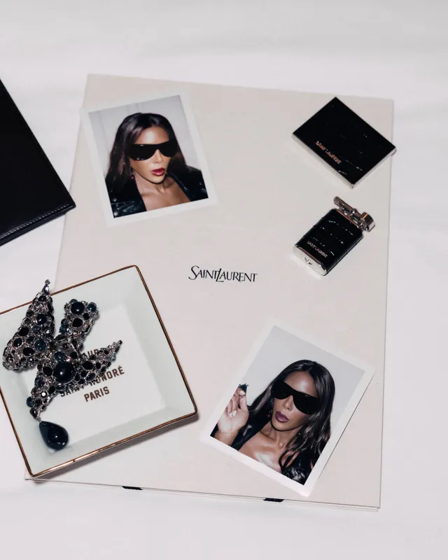 Image may contain Lorielle London Accessories Sunglasses Adult Person Earring Jewelry Art Collage and Bottle