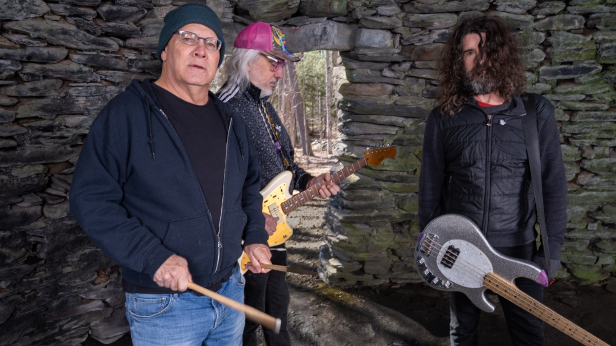Dinosaur Jr. performing live on stage during their North American tour