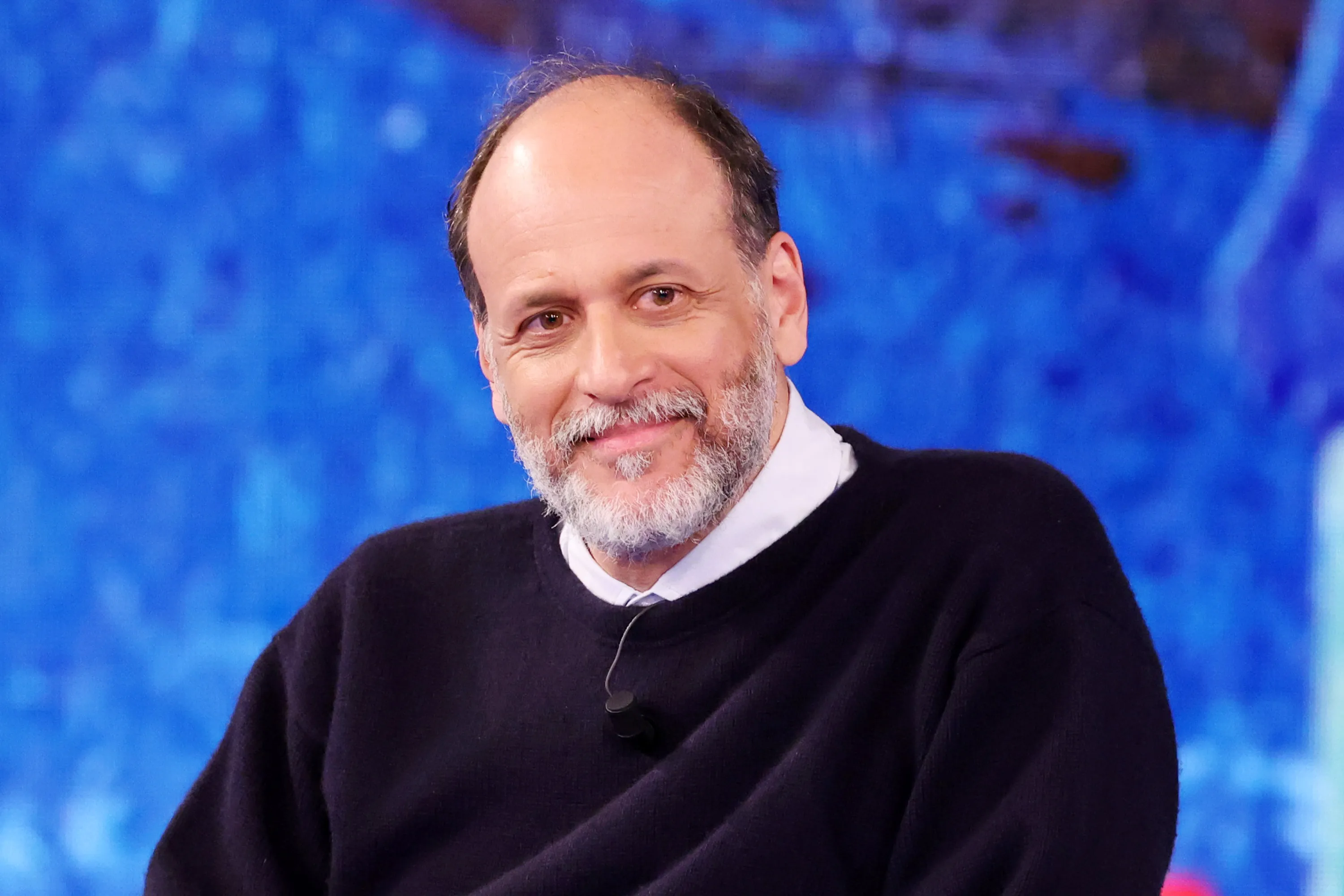 Director Luca Guadagnino speaking at a Venice Film Festival event