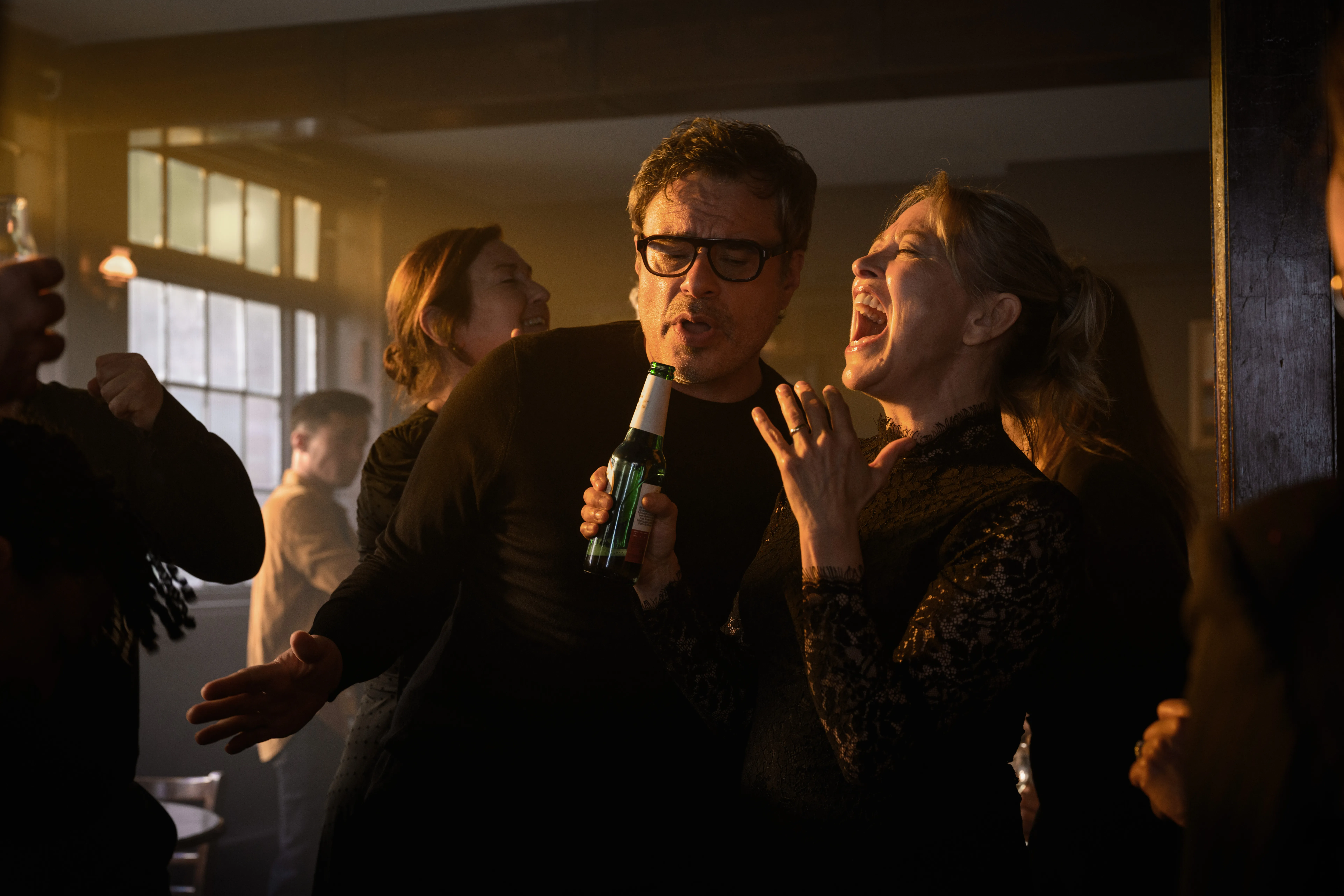 Nicola Walker and Jemaine Clement star in the comedy series Alice and Steve on Disney+ and Hulu.