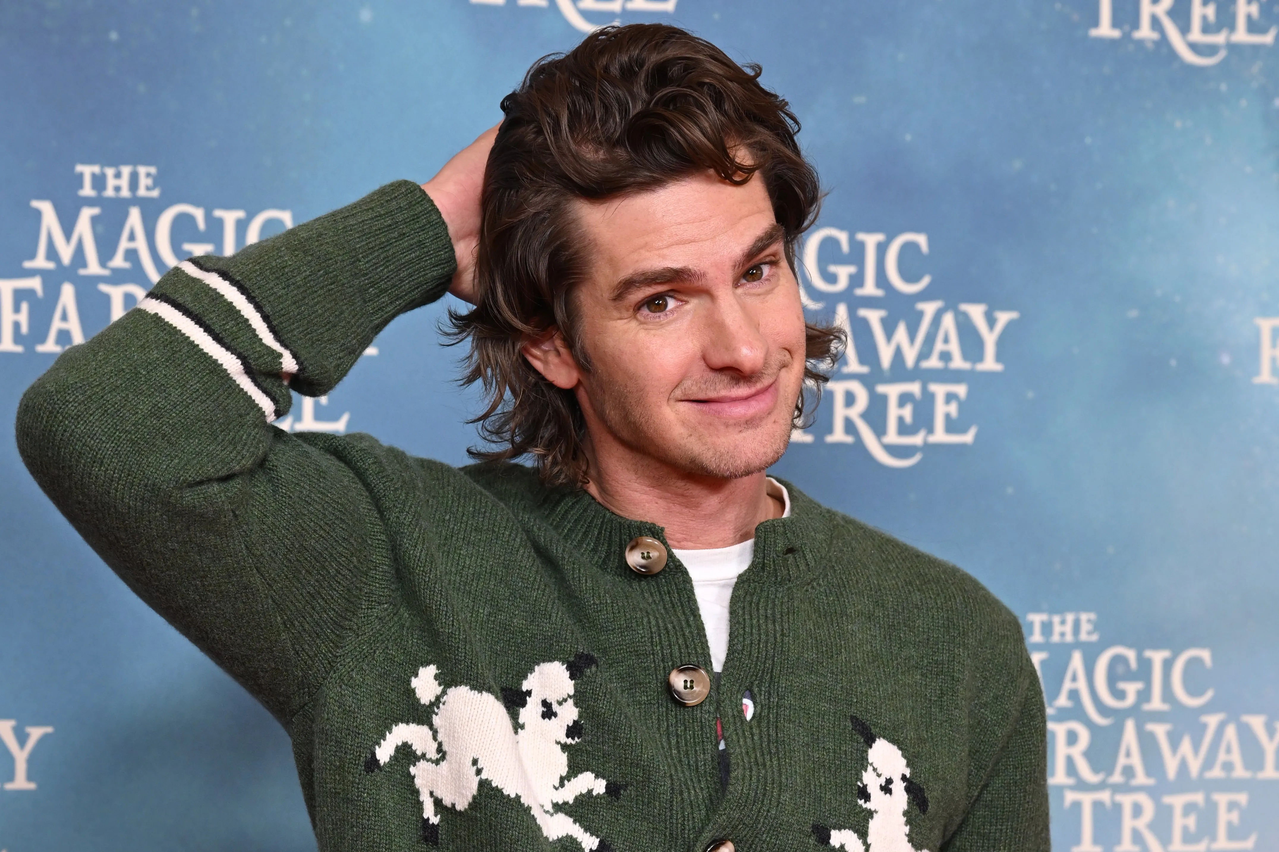 Andrew Garfield attending a red carpet event