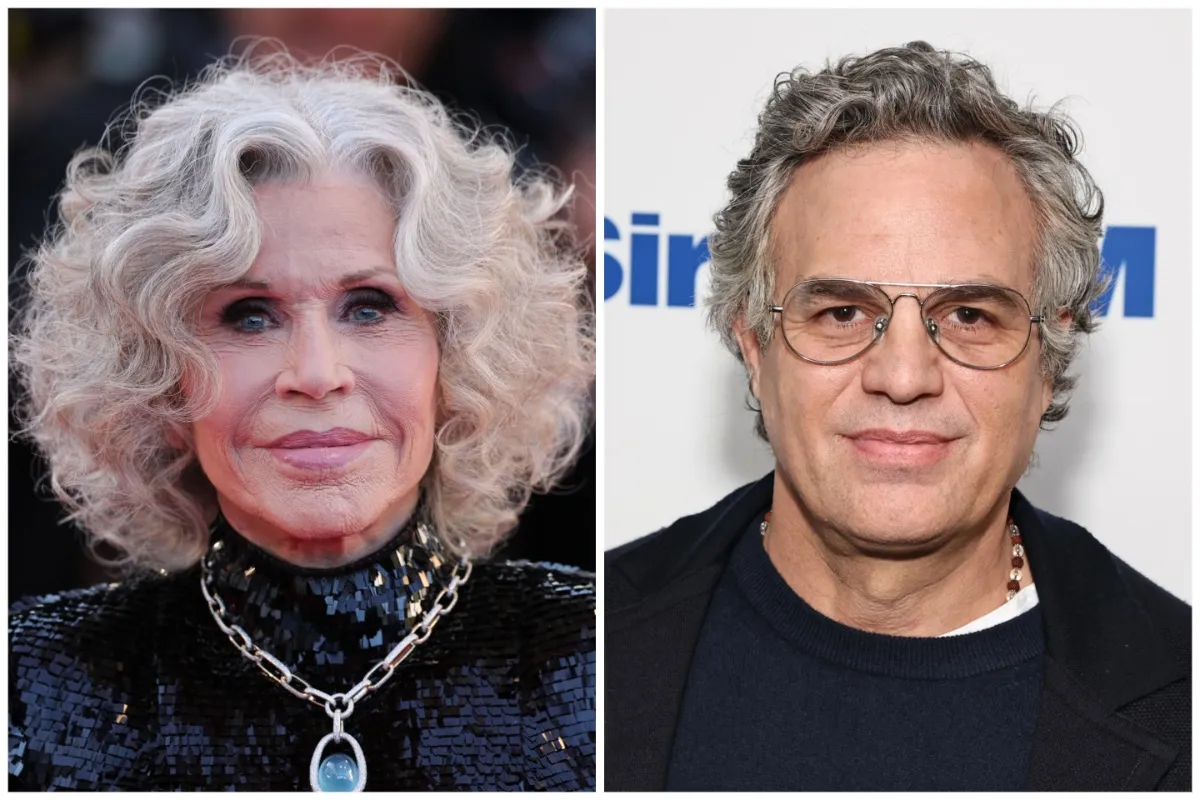 Jane Fonda and Mark Ruffalo speaking out in Hollywood