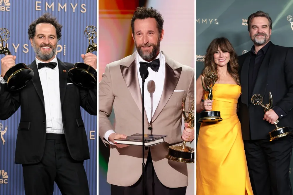 Matthew Rhys wins the Outstanding Lead Actor in a Comedy Series Award for "Widow's Bay" and Outstanding Lead Actor in a Limited or Anthology Series or Movie for "The Beast in Me" at the 78th Emmy Awards held at Peacock T