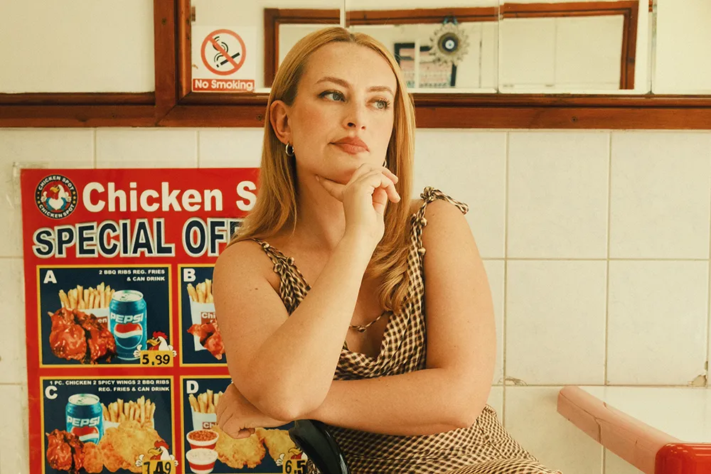 Amelia Dimoldenberg host of Chicken Shop Date