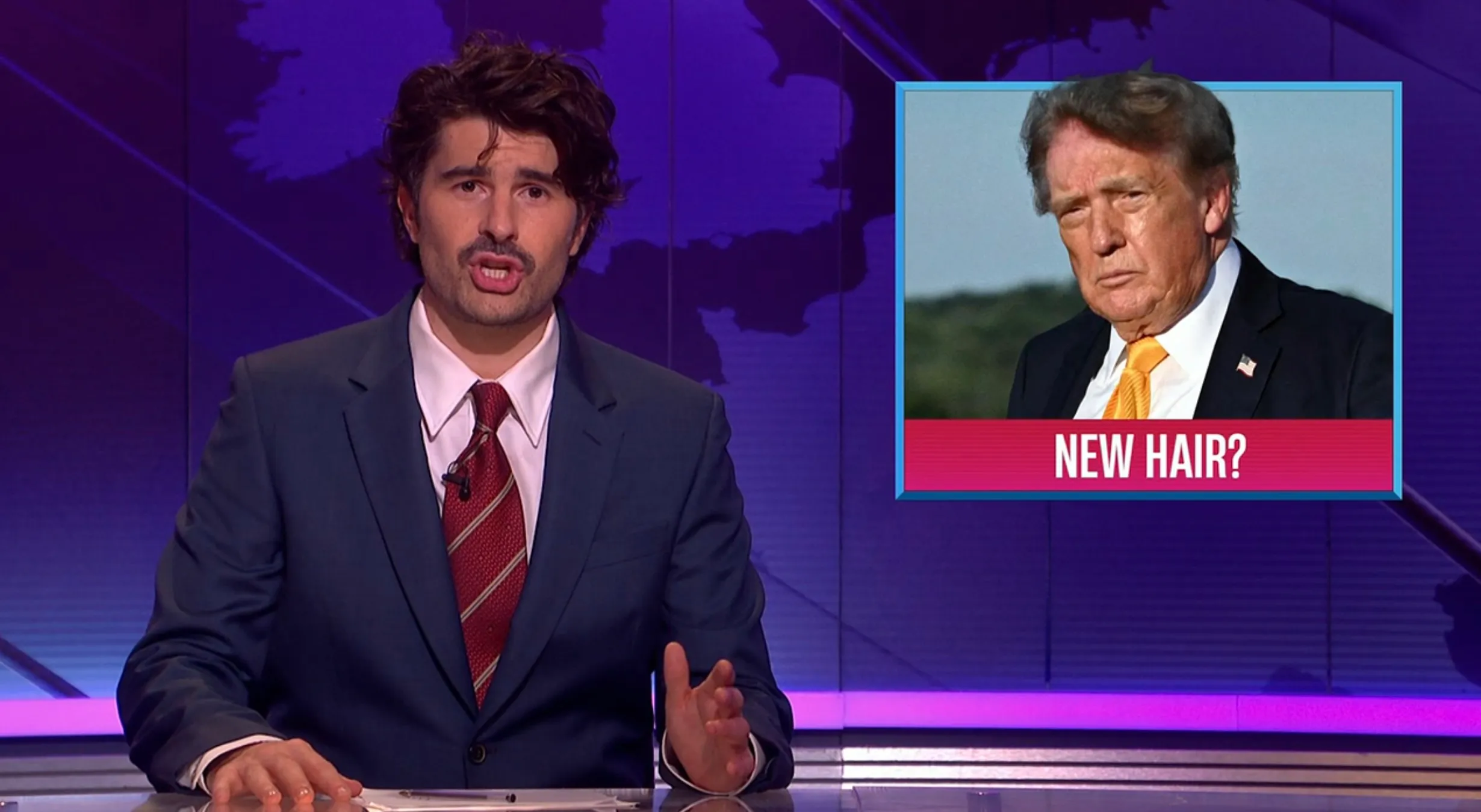Ania Magliano and Paddy Young host Weekend Update on SNL U.K.