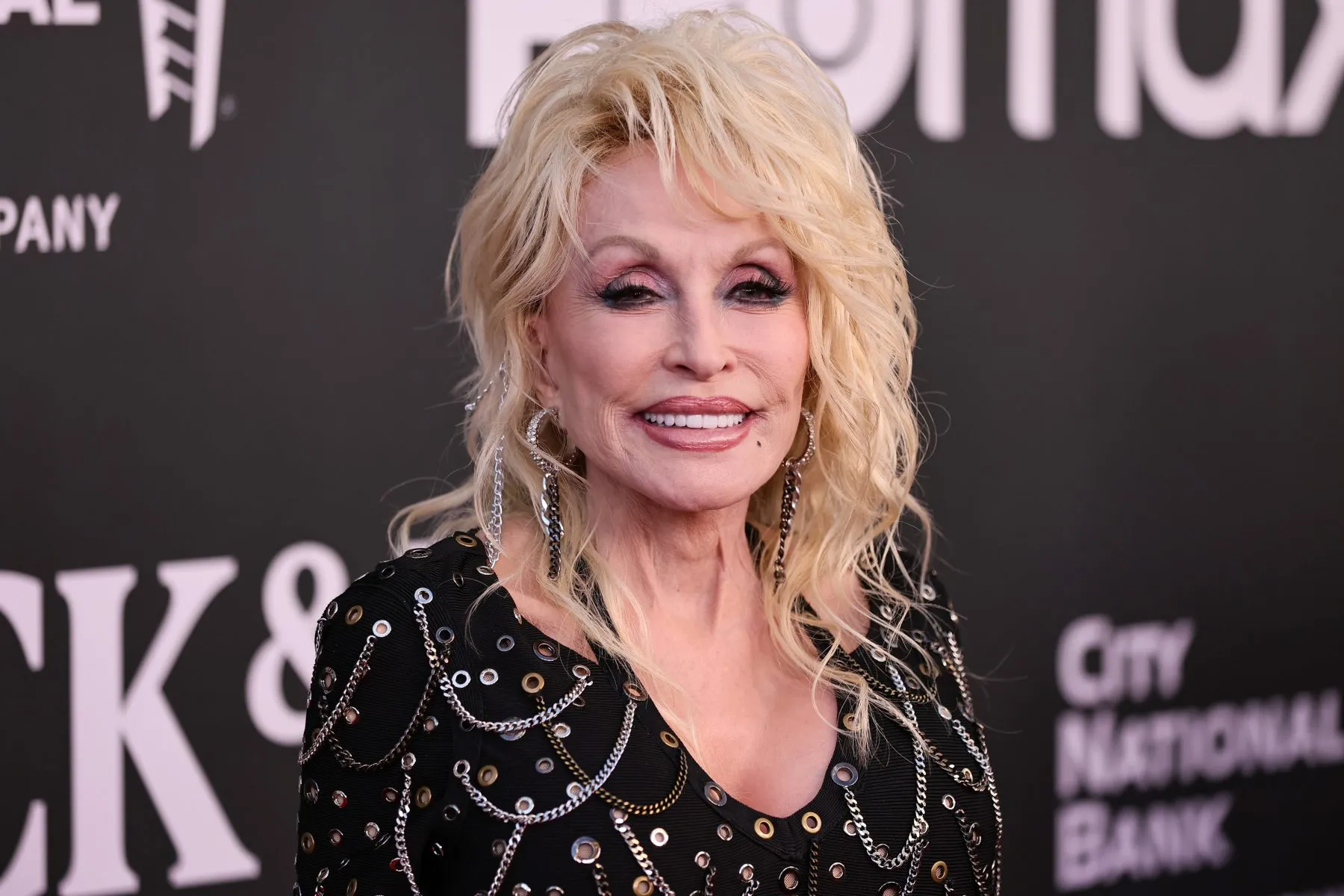 Dolly Parton performing live on stage