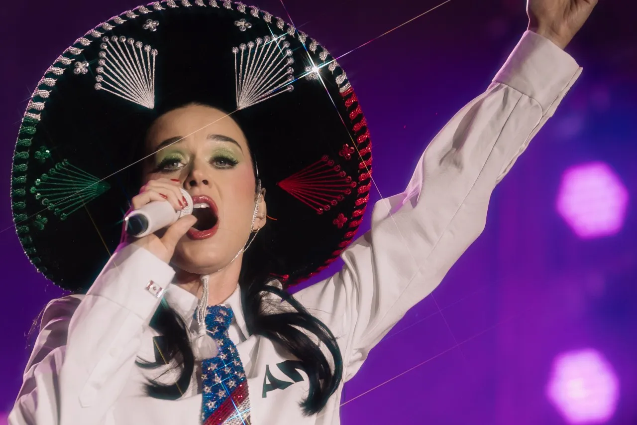 Katy Perry in San Luis Potosi, Mexico on August 25, 2026.