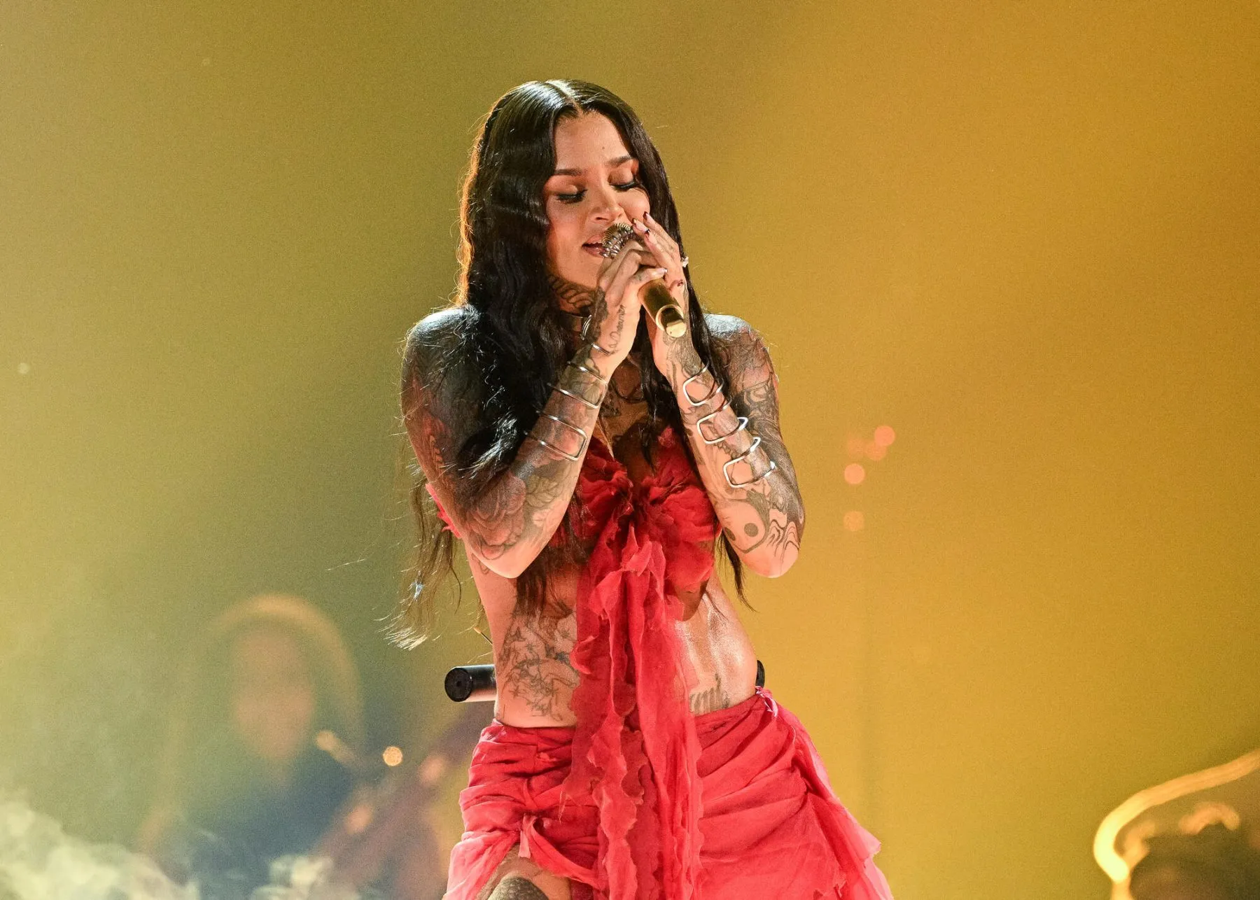 Kehlani performs onstage at the BET Awards 2026 held at Peacock Theater on June 28, 2026 in Los Angeles, California.
