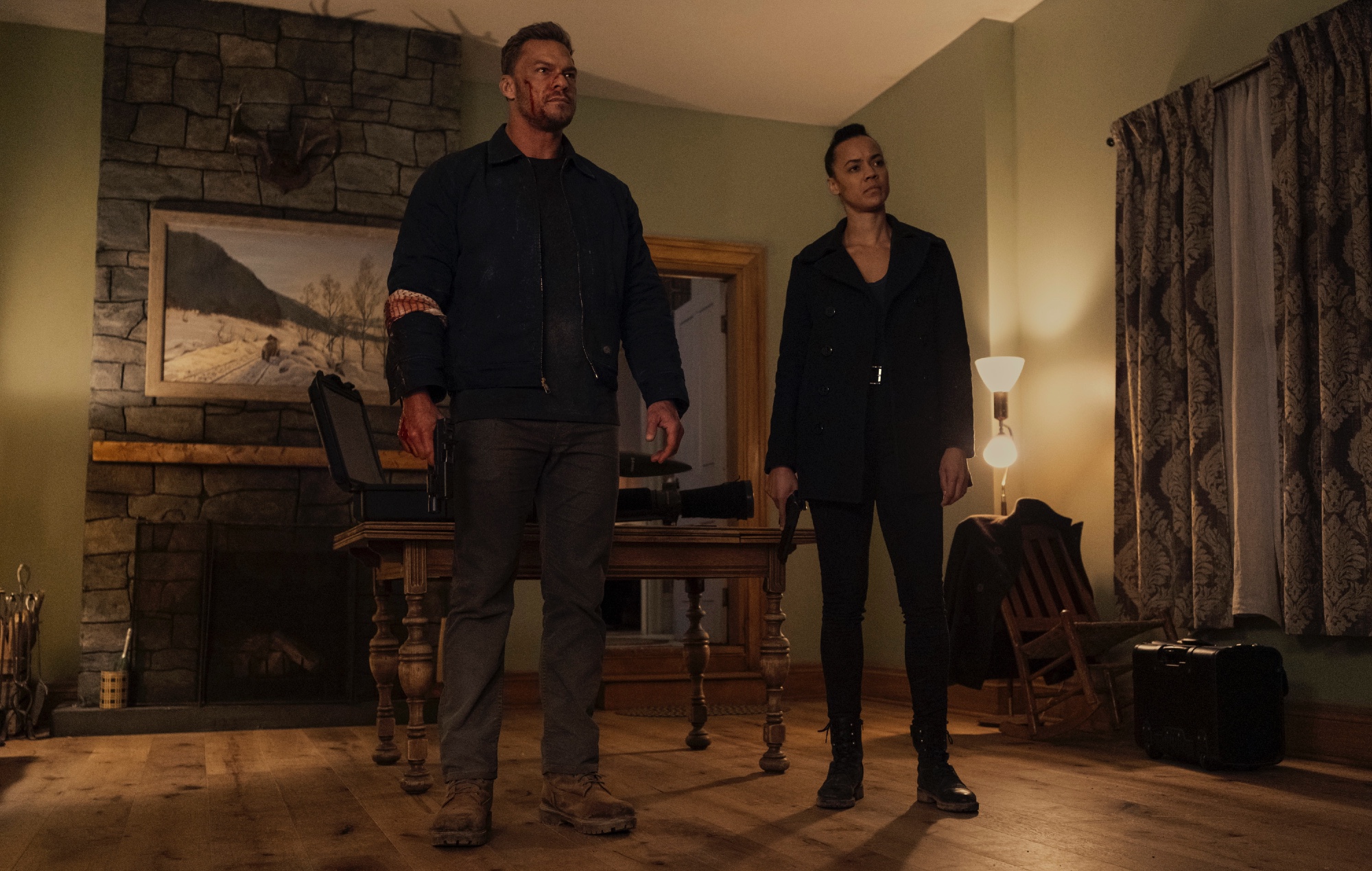 Alan Ritchson starring in Reacher Season 4 on Prime Video