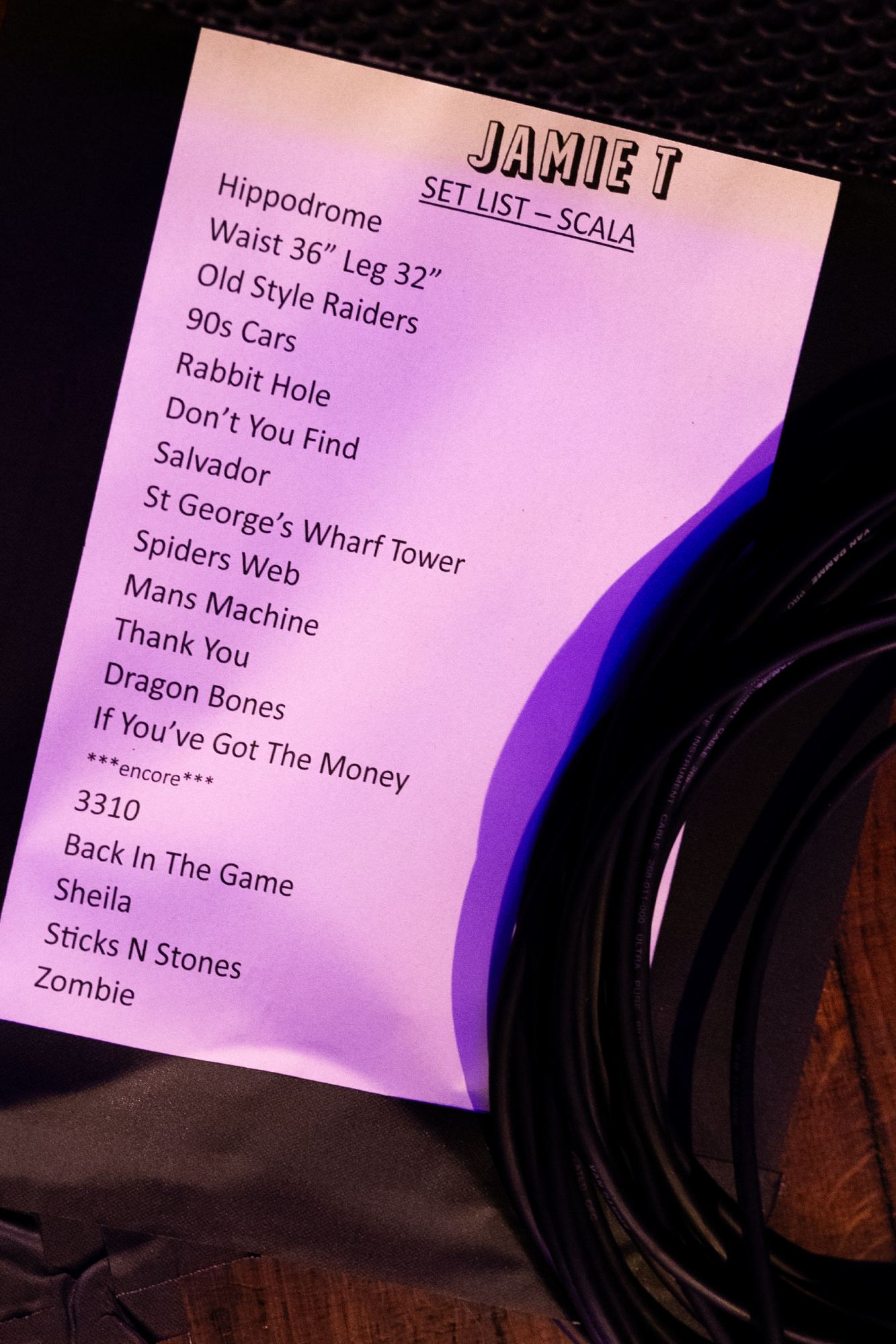 Jamie T live at Scala, London, 2026.
