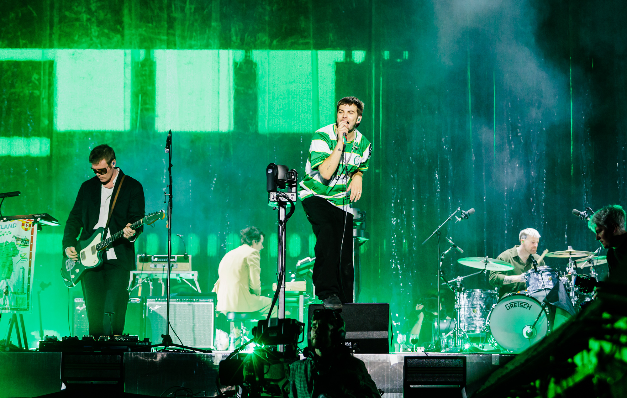 Fontaines D.C. performing live on stage