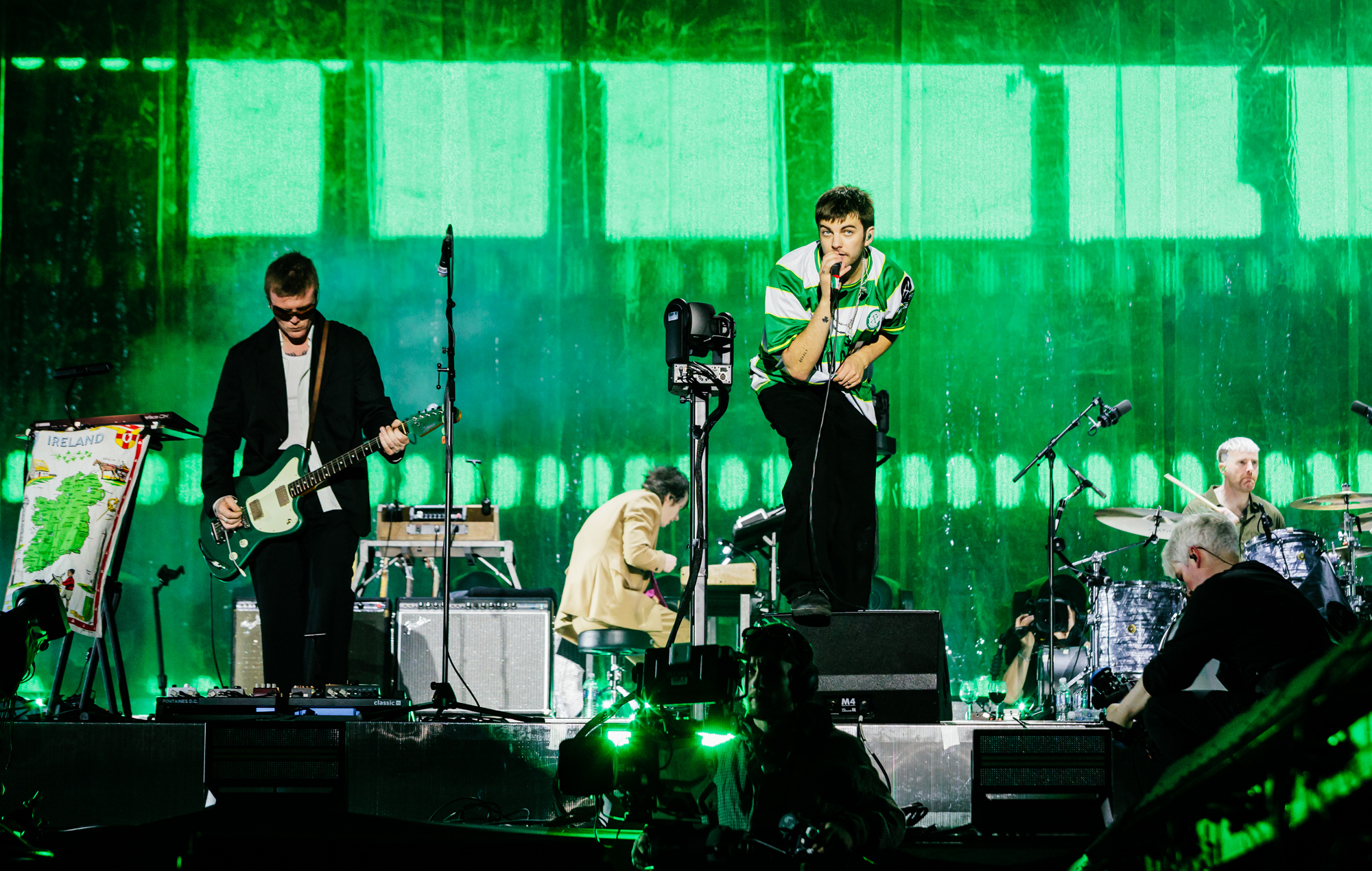 Fontaines D.C. performing live on stage