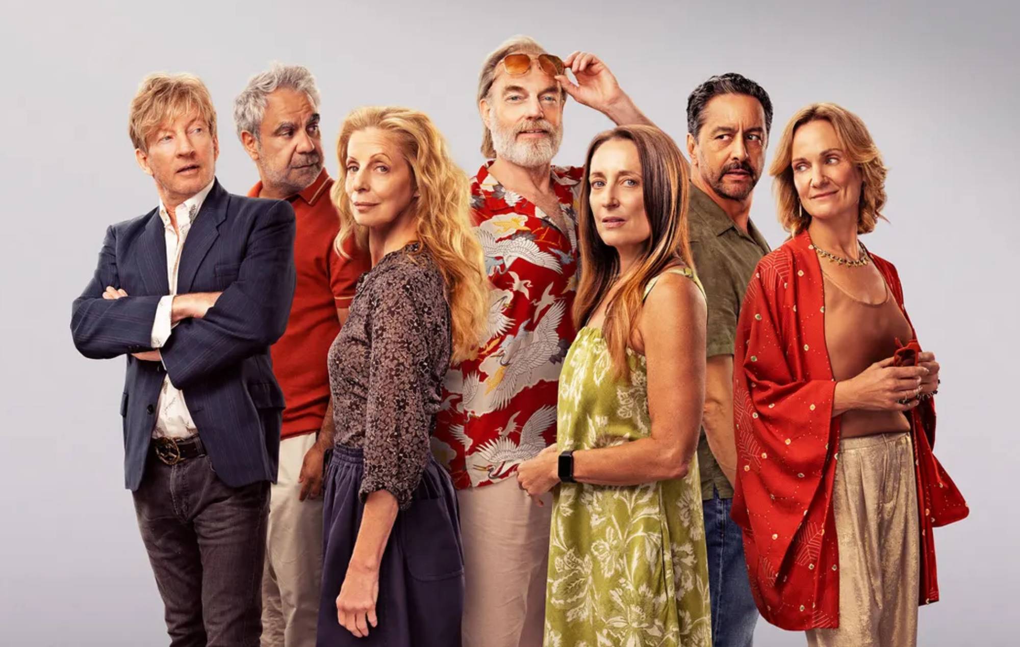 Hugo Weaving and Heather Mitchell in Dalliance on Paramount+