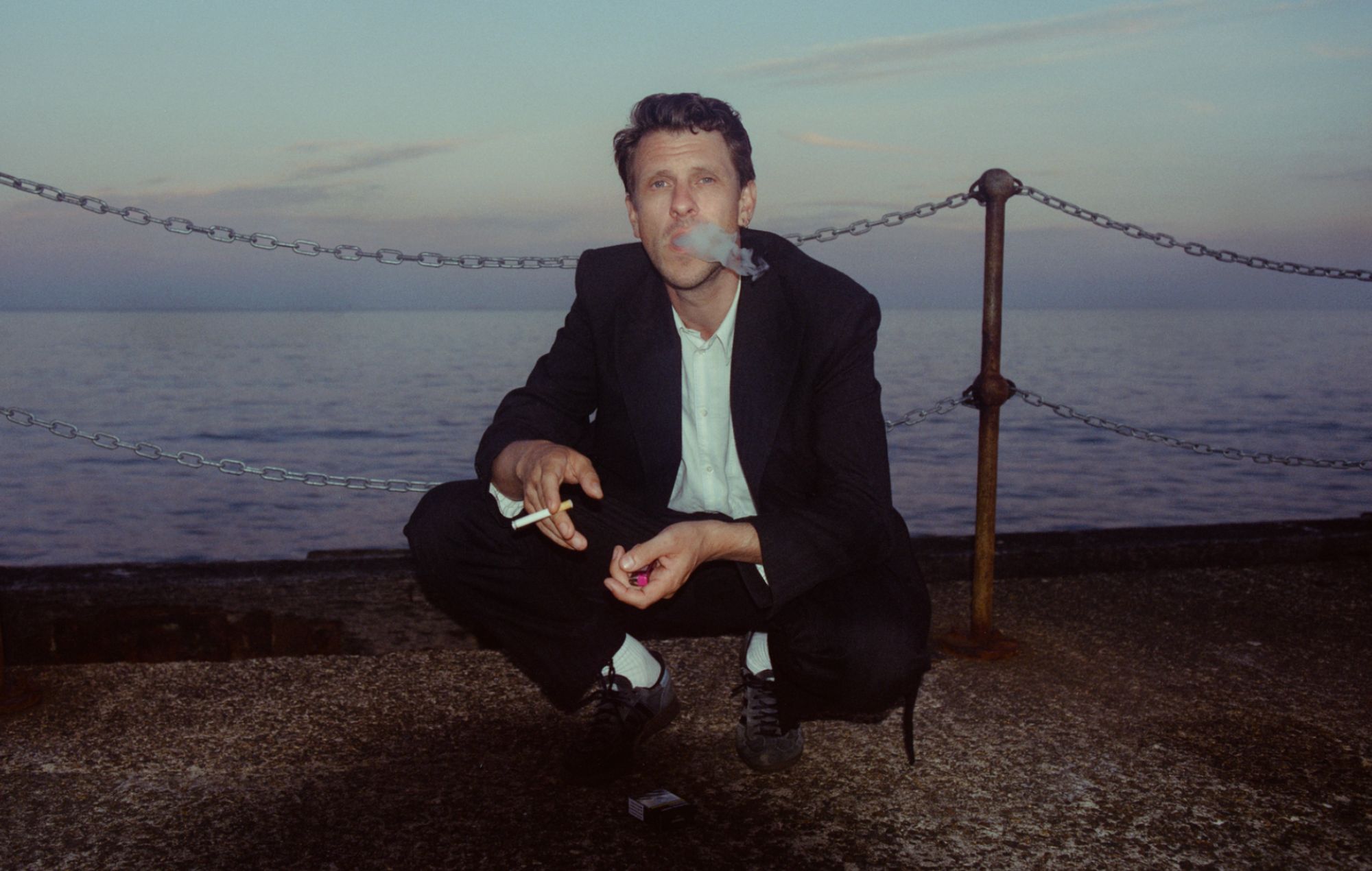 Jamie T performing live on stage