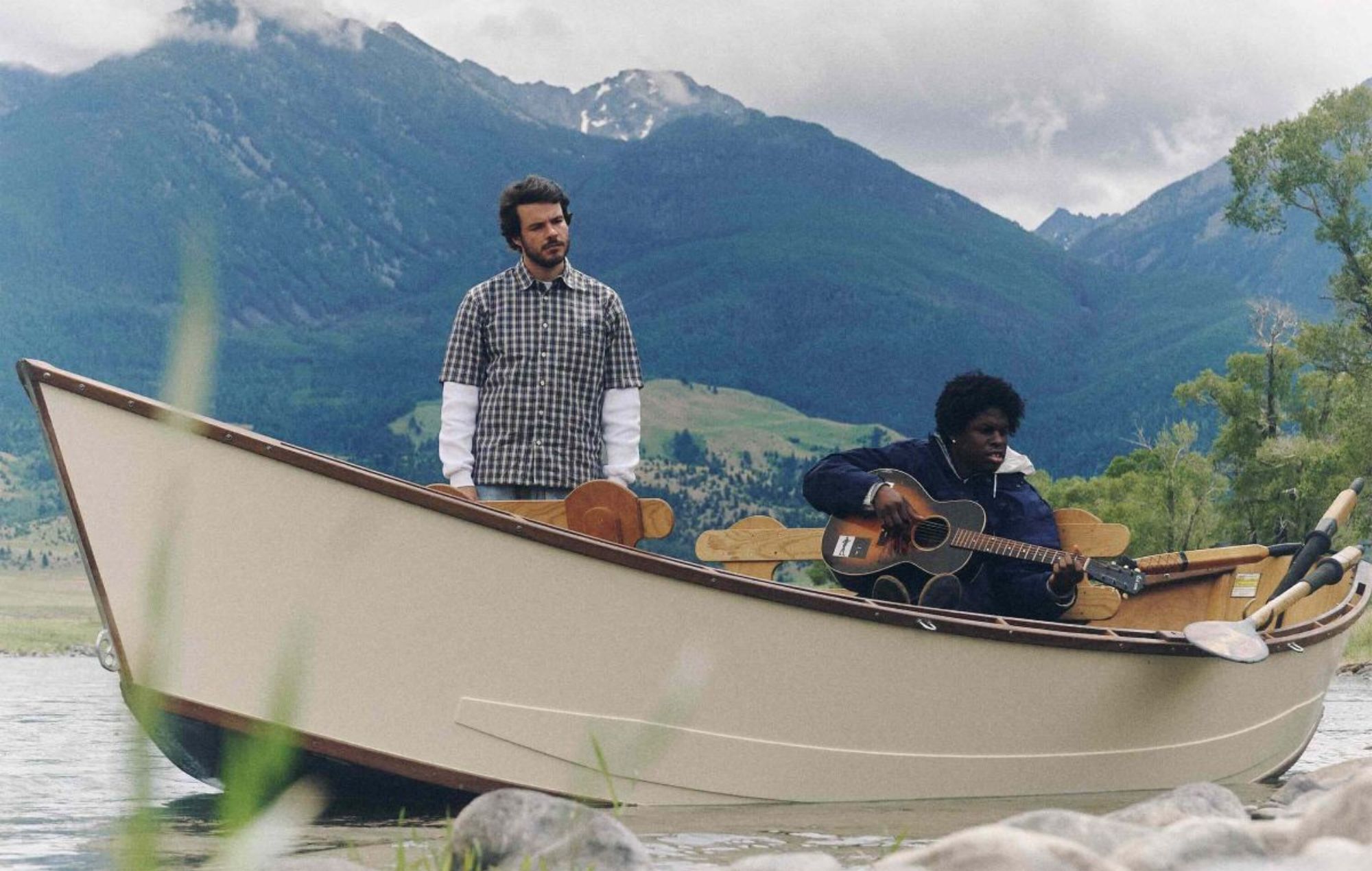 Rex Orange County and Daniel Caesar performing together