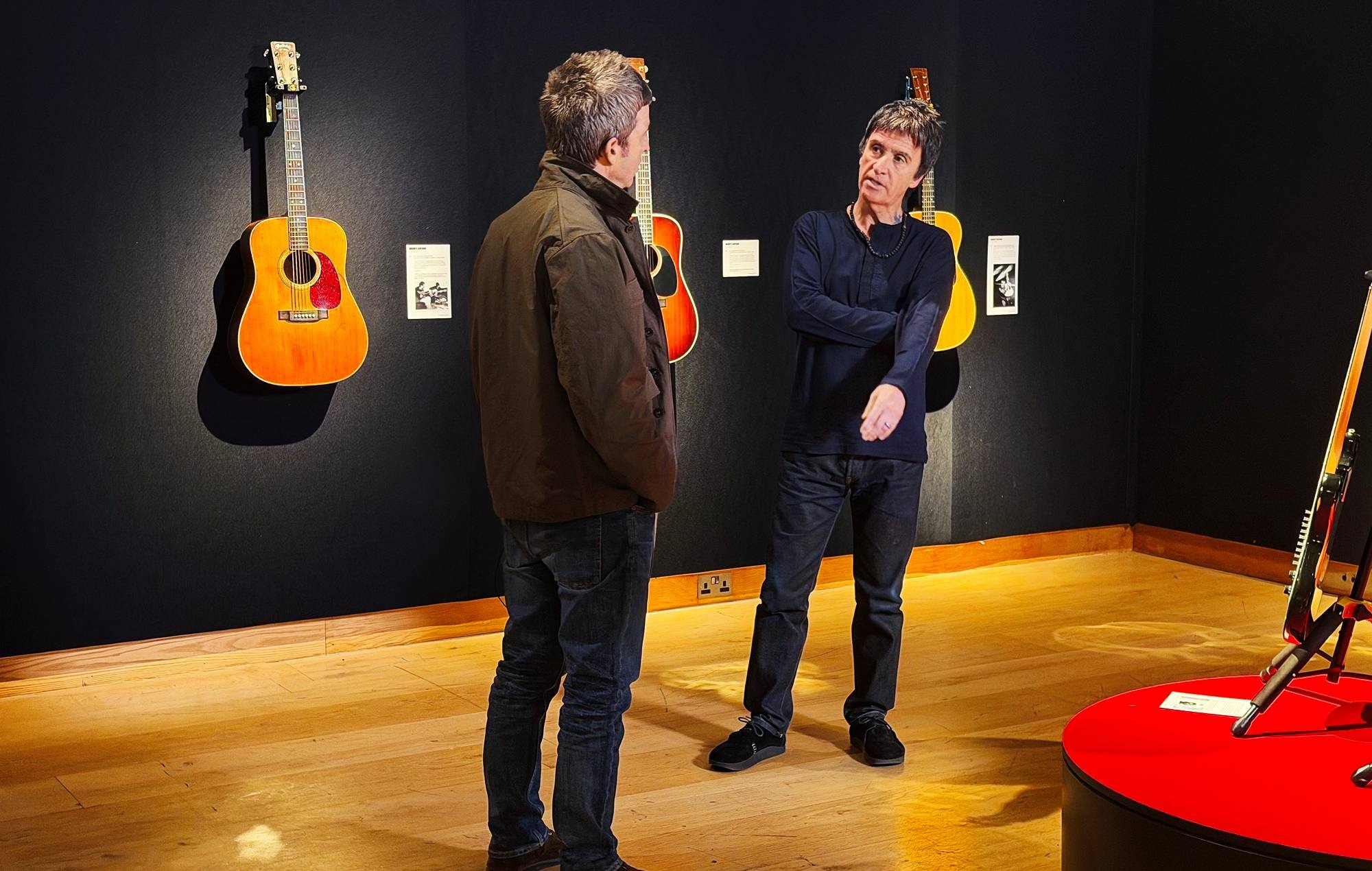 Johnny Marr and Noel Gallagher