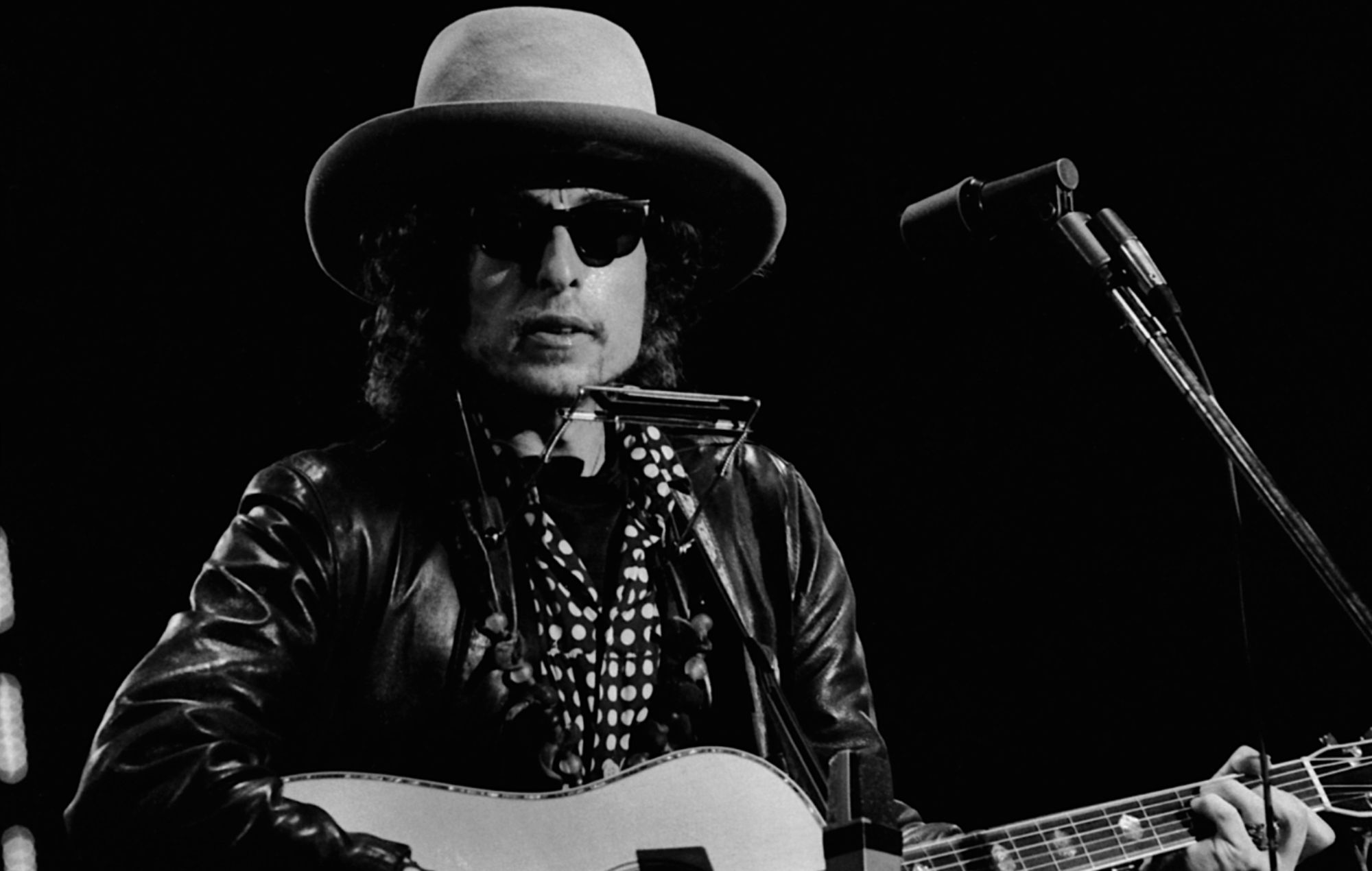 Bob Dylan on his 1976 tour