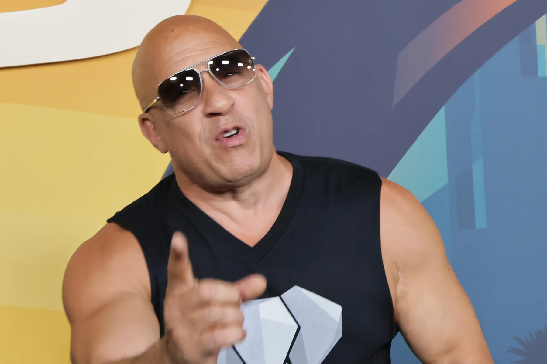 Vin Diesel singing in a viral online video tribute to Dolly Parton