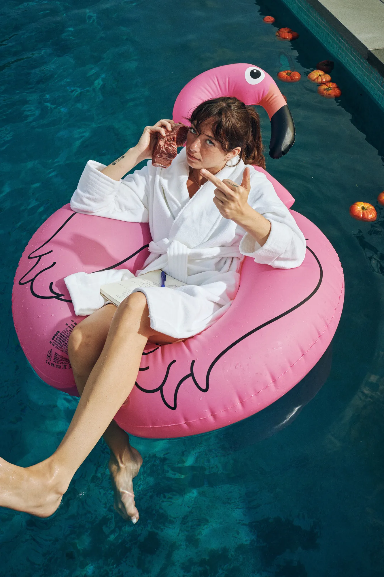 Viral chef Olivia Tiedemann looking confident in a kitchen setting