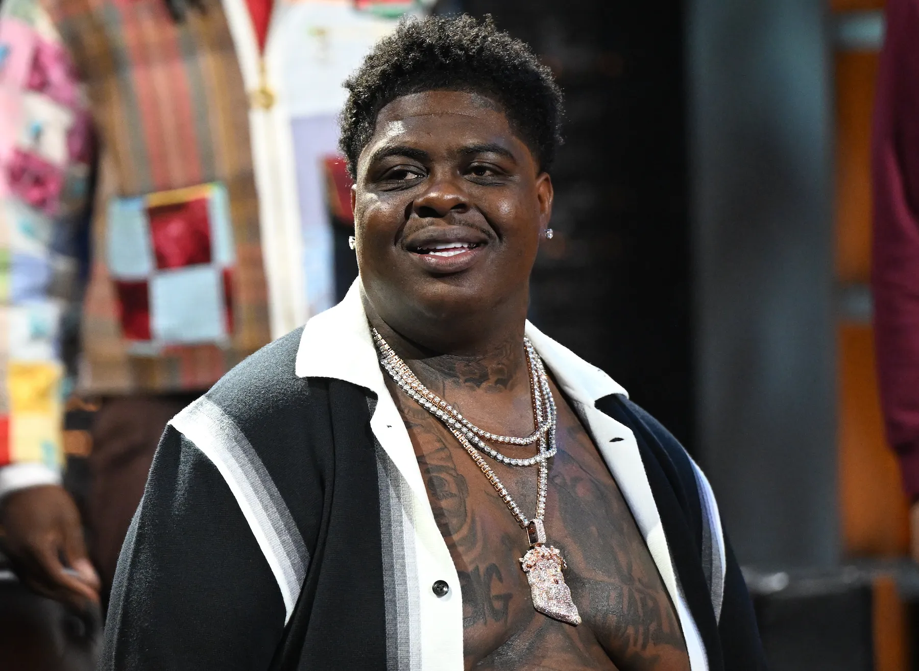 Rapper BigXthaPlug performing live on stage at a concert