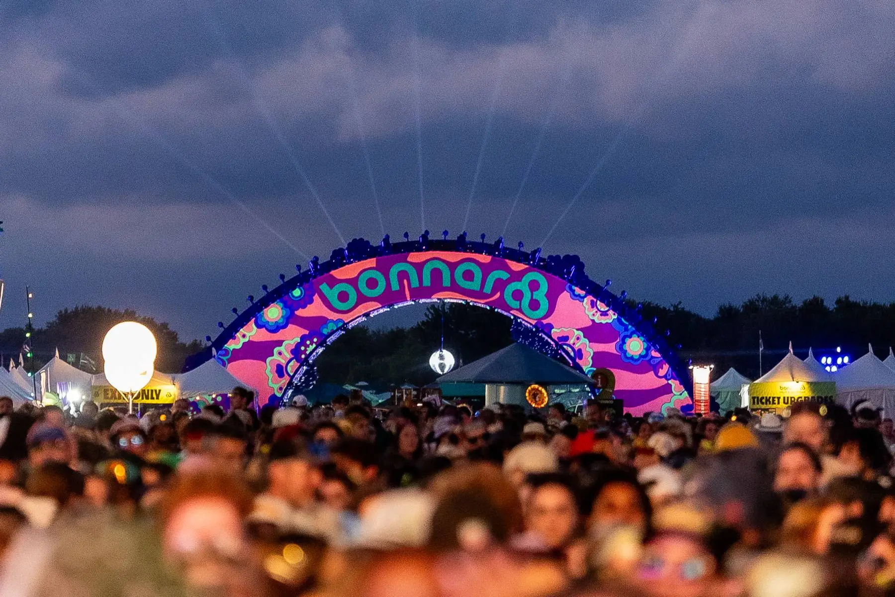 Bonnaroo festival grounds in Manchester Tennessee