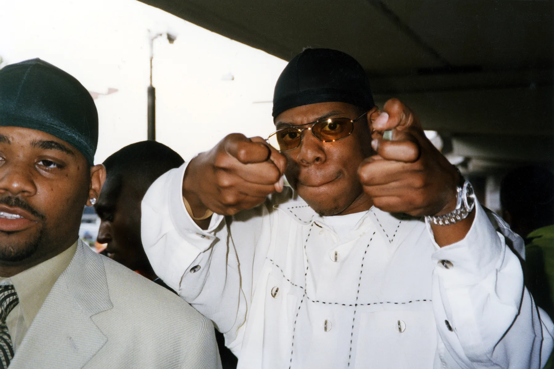 Rapper Jay-Z performing live on stage during a concert