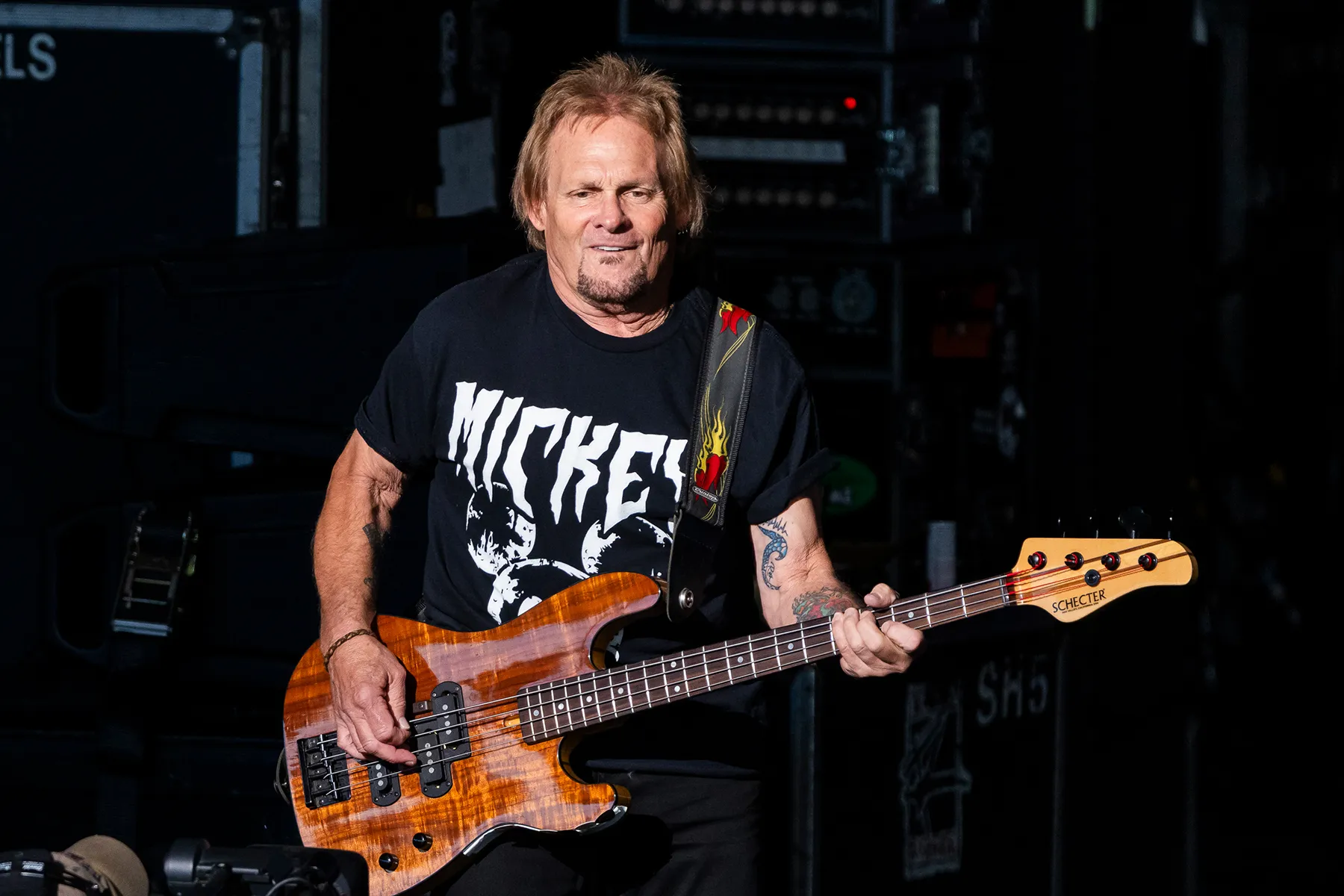 Michael Anthony and Jason Bonham performing live on stage