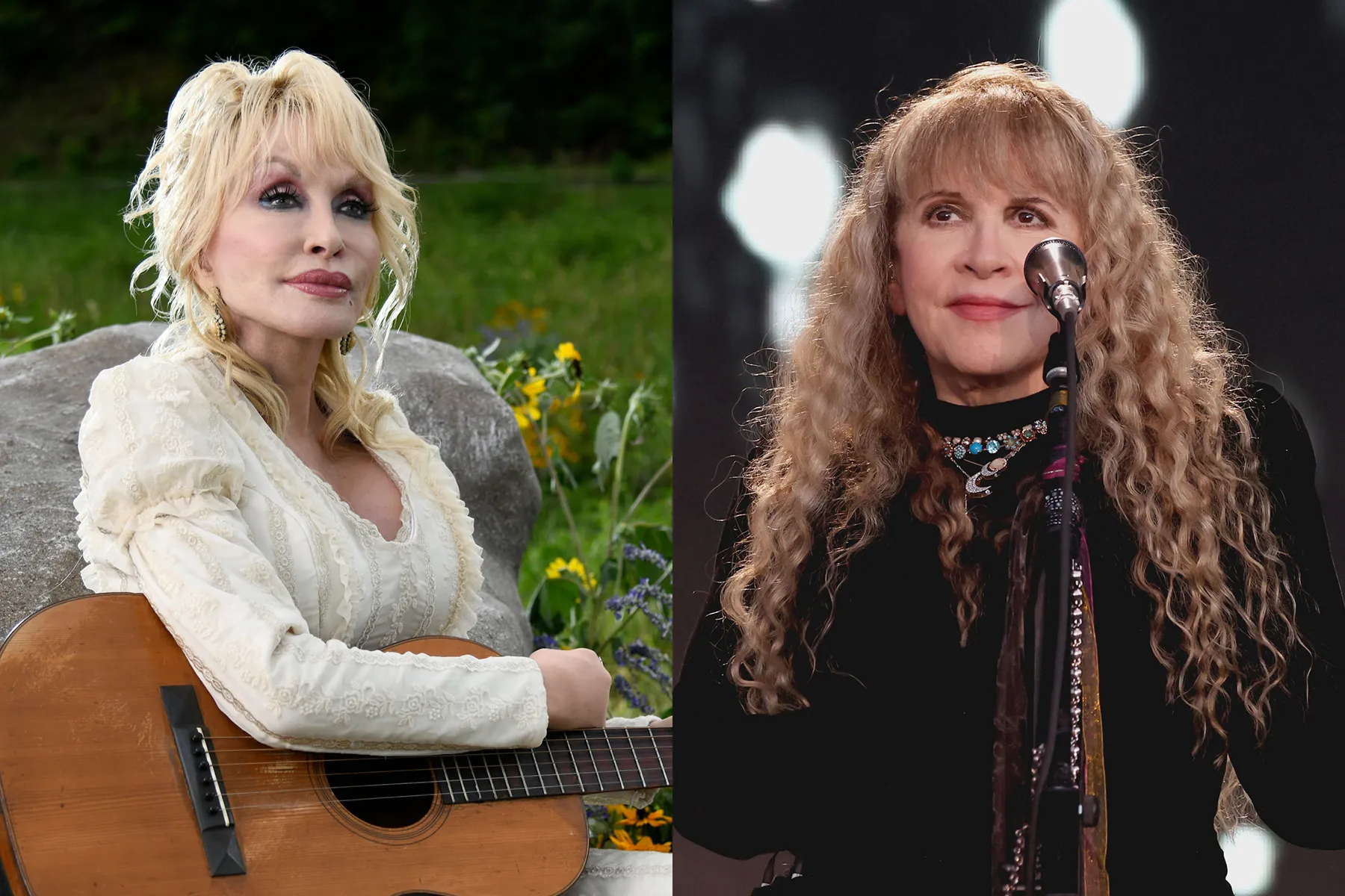 Stevie Nicks and Dolly Parton