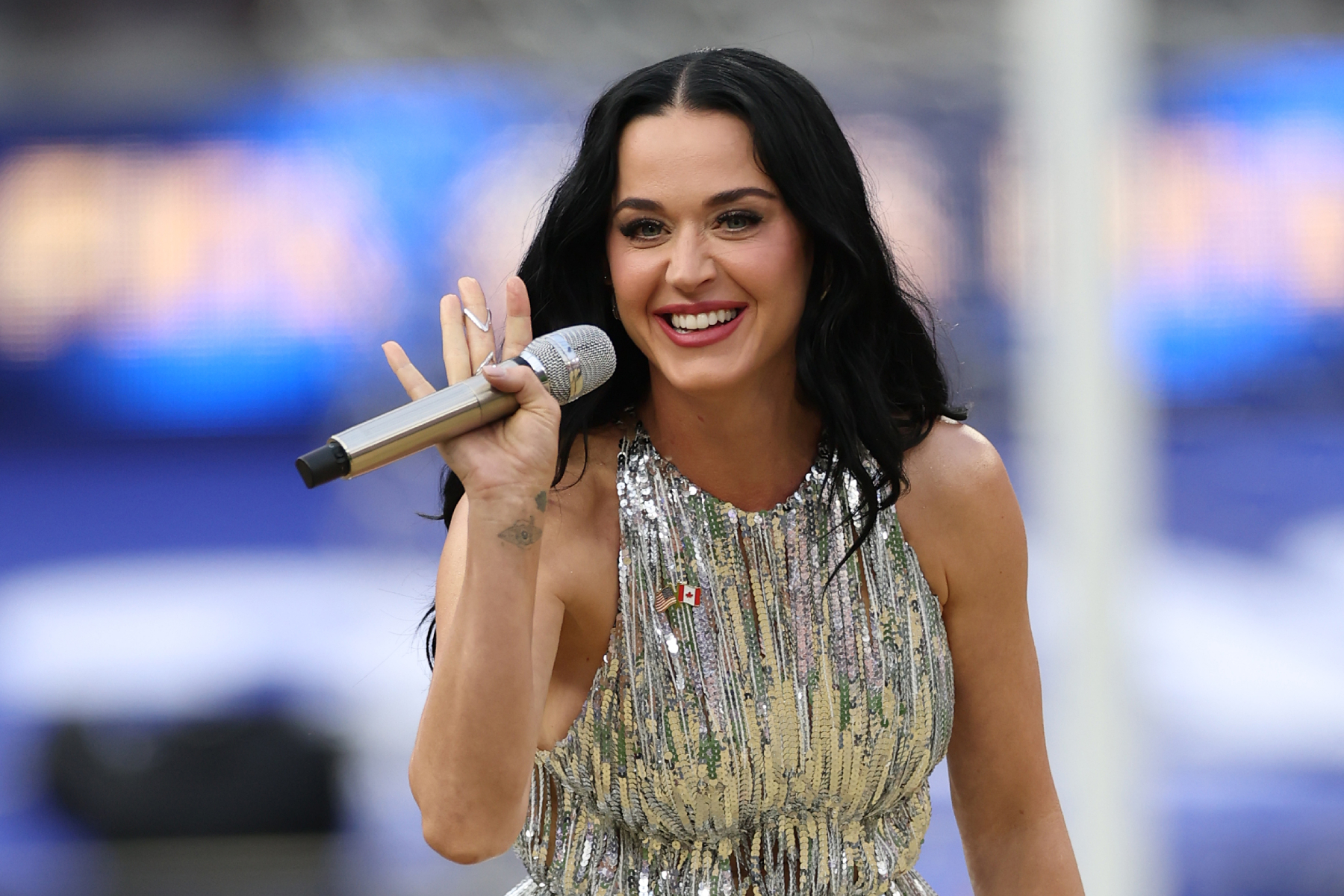 Katy Perry smiling at an event