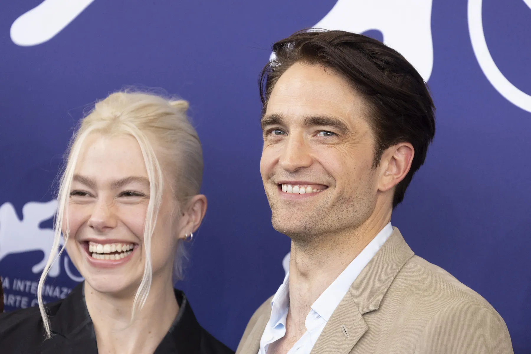 Phoebe Bridgers and Robert Pattinson at the Venice Film Festival premiere of Primetime