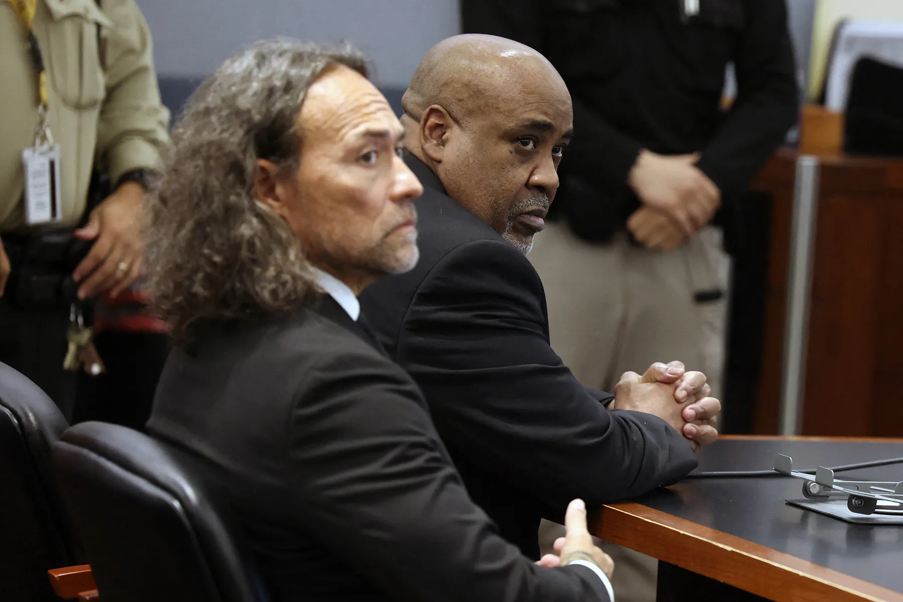 File photo related to the Tupac Shakur murder trial and appeal