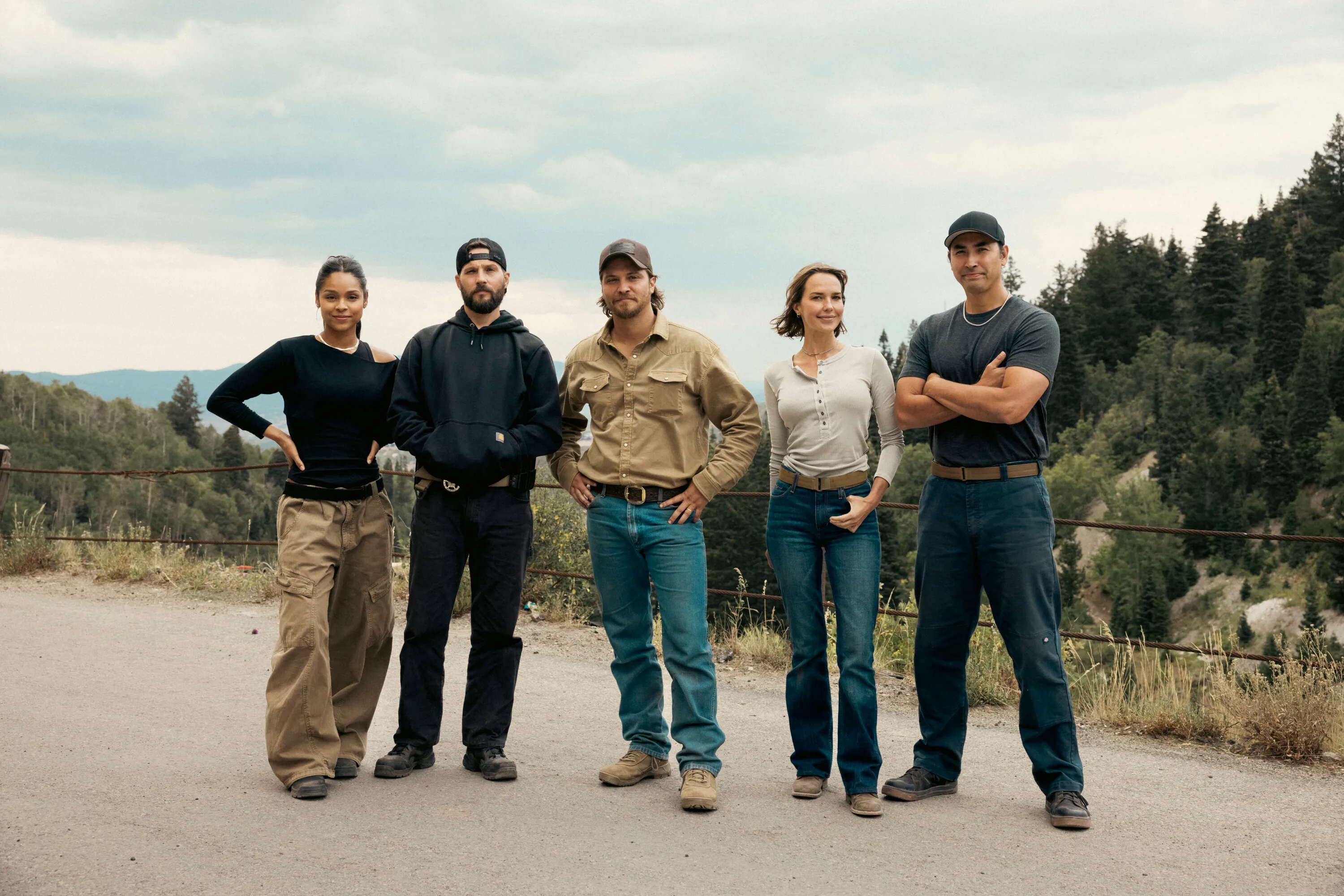 Luke Grimes looking brooding as Kayce Dutton in a scene from the Yellowstone universe