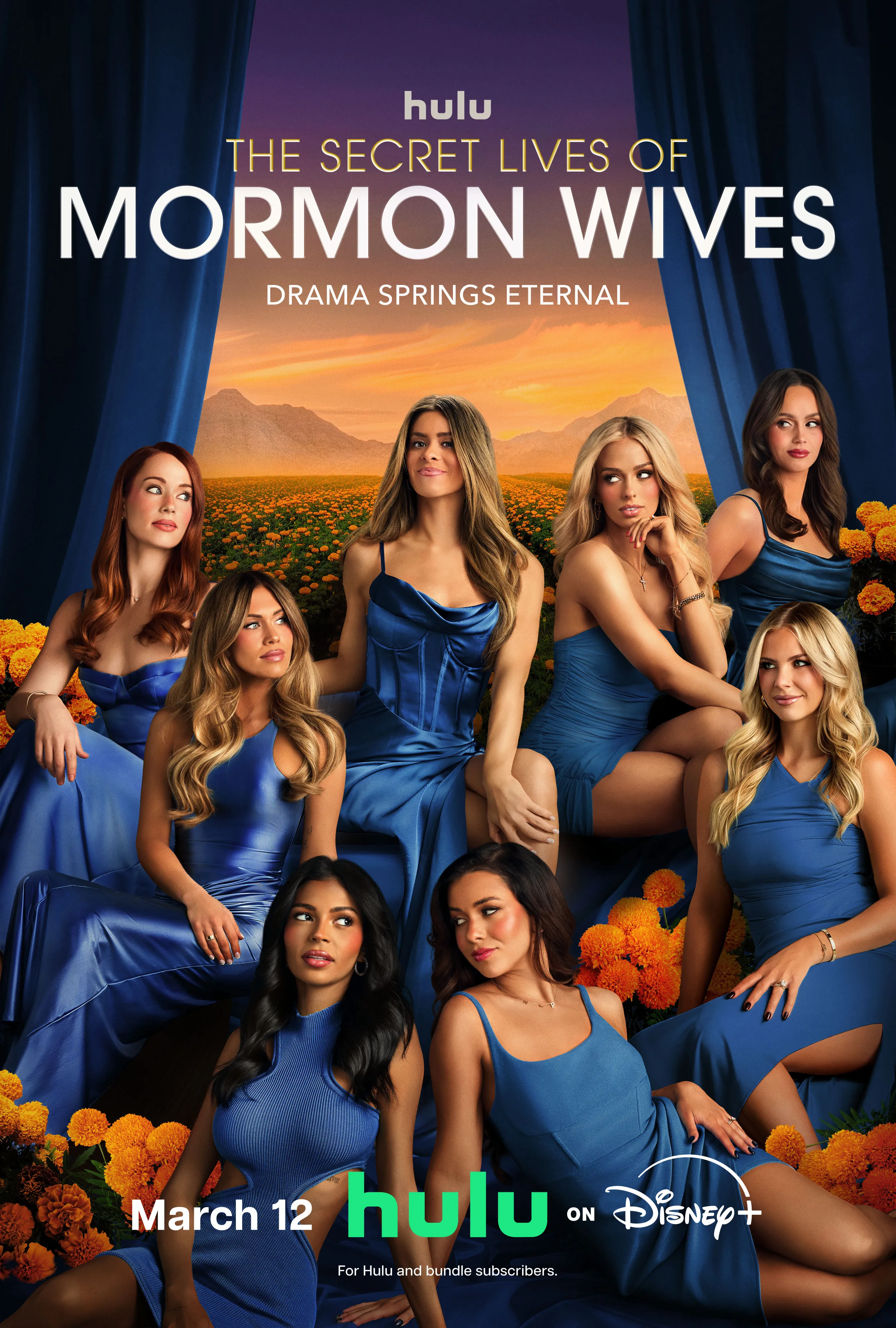The cast of Hulu's reality series The Secret Lives of Mormon Wives