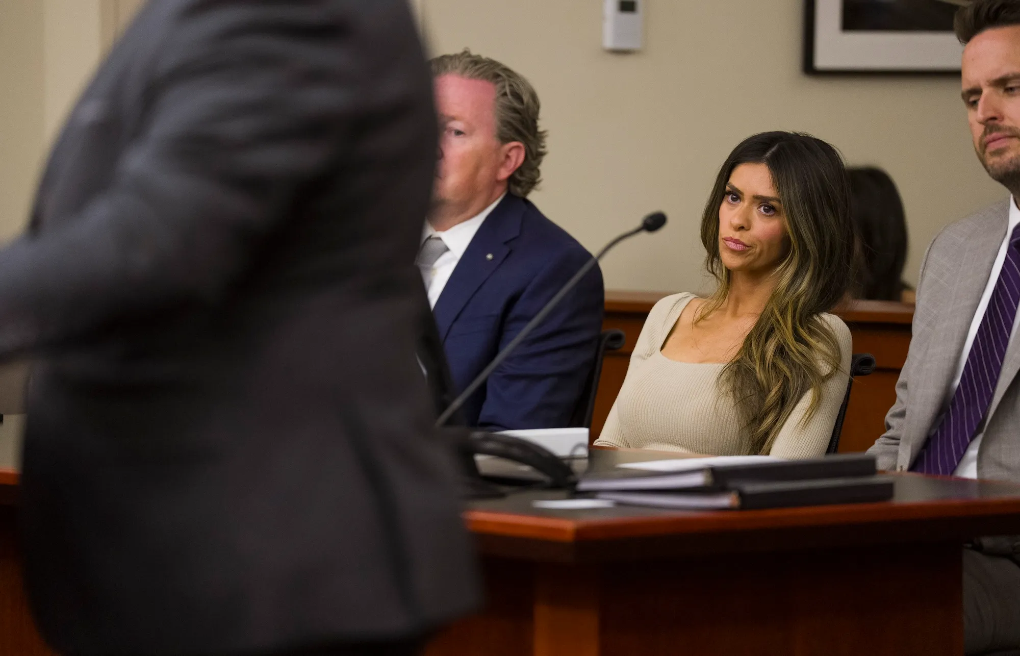 Taylor Frankie Paul poses at a public event amid legal drama